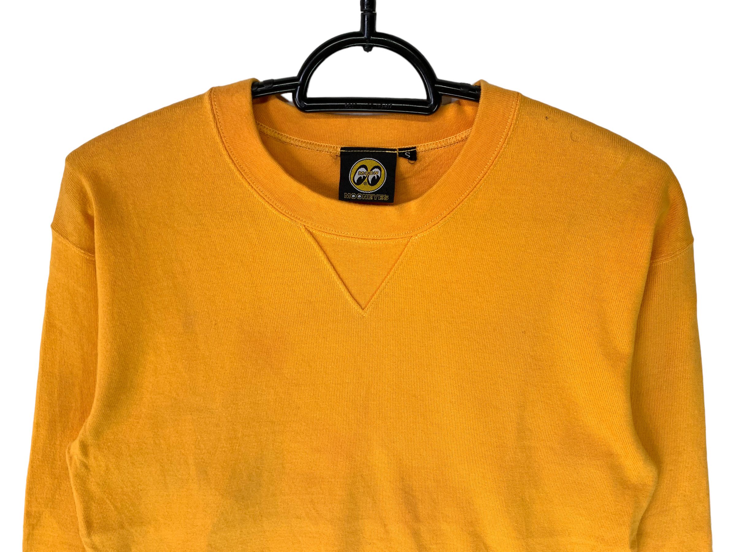 Mooneyes pinstripe logo vintage longsleeve tshirt
