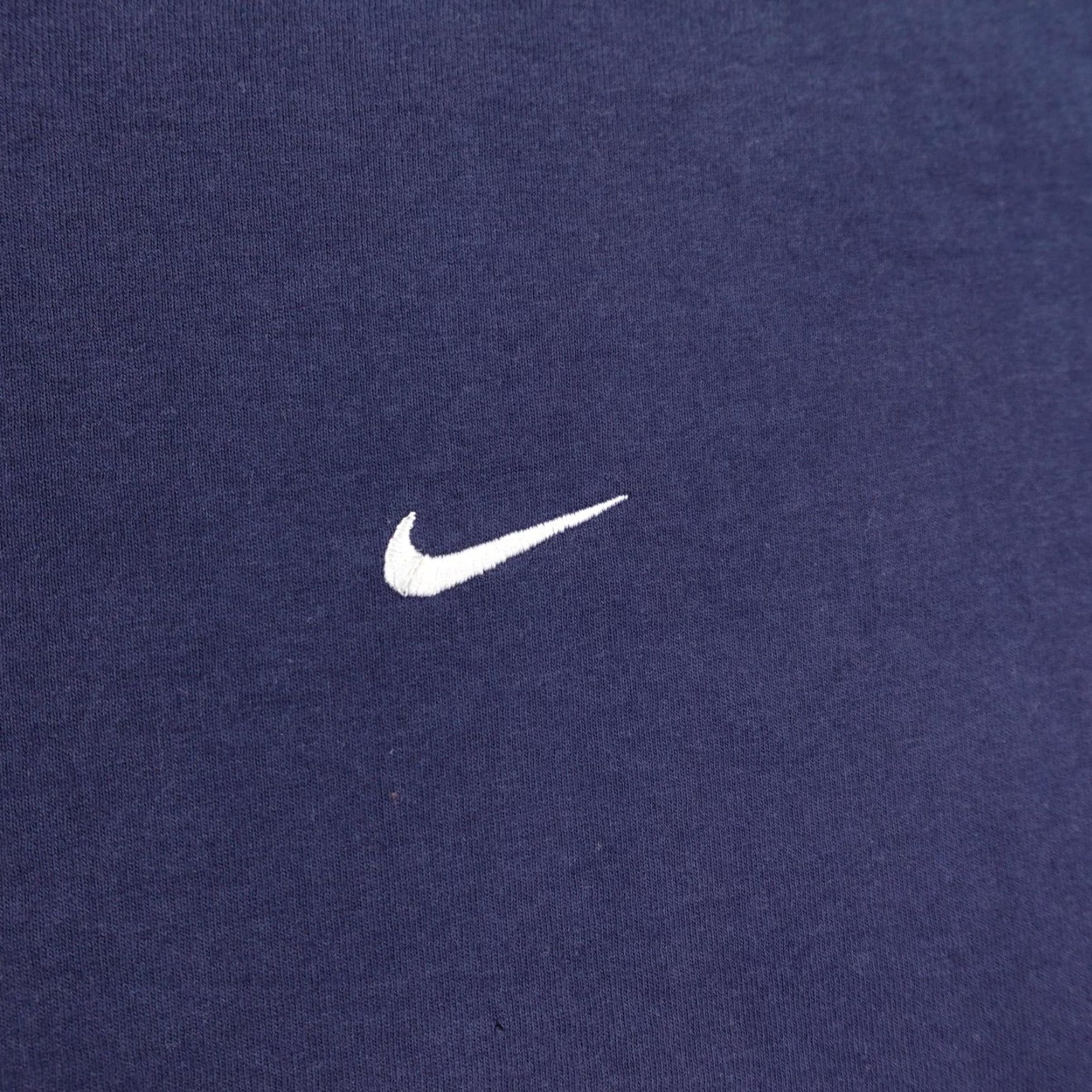 Nike VINTAGE Nike T-Shirt Mens 2XL Blue White Swoosh Short Sleeve Crewneck Y2K Sports Size US XXL / EU 58 / 5 - 3 Thumbnail