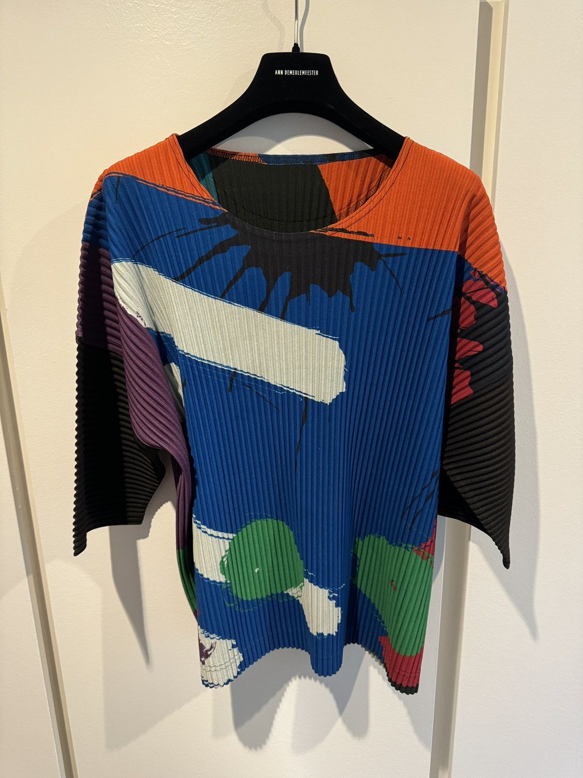 Homme Plisse Issey Miyake Issey Miyake Pleated Short Sleeve T-shirt Size US M / EU 48-50 / 2 - 1 Thumbnail