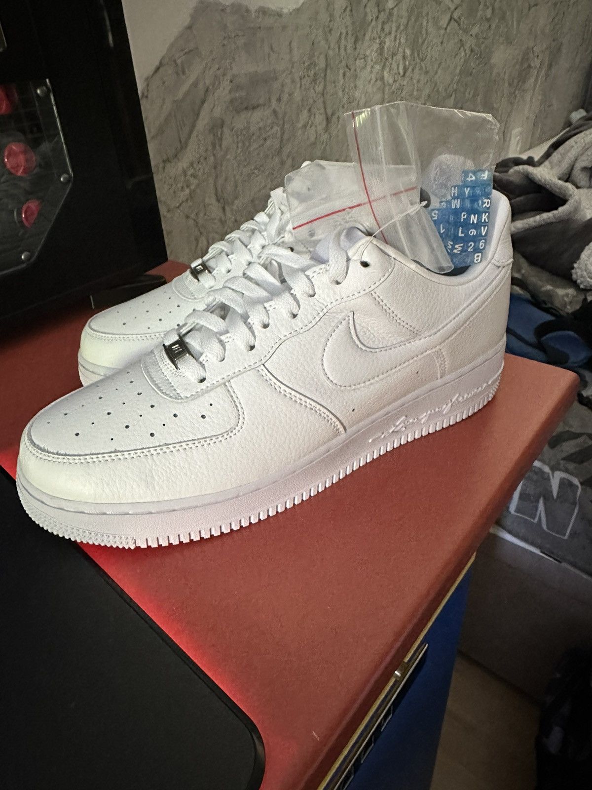 image of Drake x Nike Nocta Air Force 1 Shoes in White, Men's (Size 10)