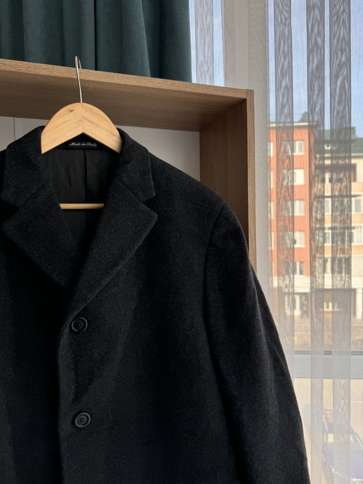 Pal Zileri × Vintage Vintage Pal Zirelli Pull Gruppo Forall Dark Grey Wool Coat Size US L / EU 52-54 / 3 - 8 Thumbnail