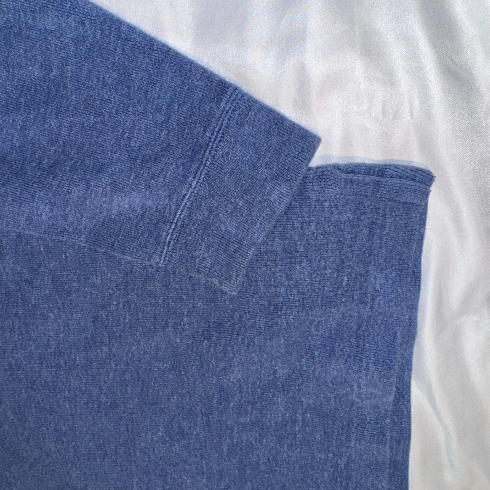 Polo Ralph Lauren Polo Ralph Lauren bLUE Ribbed 1/4 Zip Knit Sweater Mens XL O Size US XL / EU 56 / 4 - 4 Thumbnail