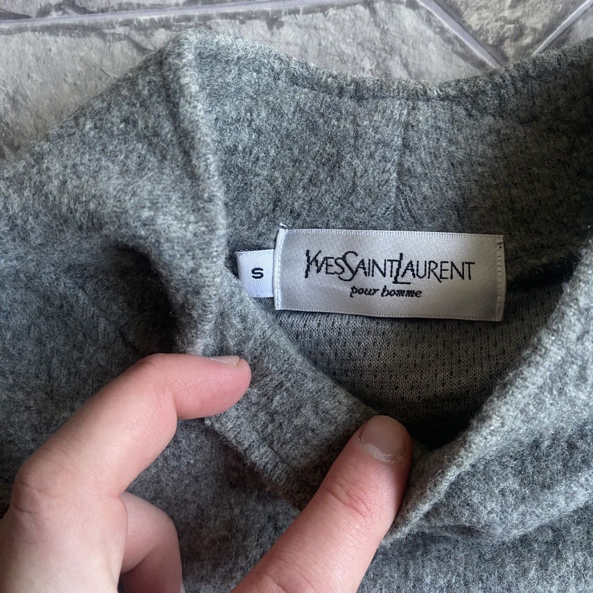 Yves Saint Laurent Vintage YSL Yves Saint Laurent Crewneck Grey Sweatshirt Wool Size US S / EU 44-46 / 1 - 9 Thumbnail