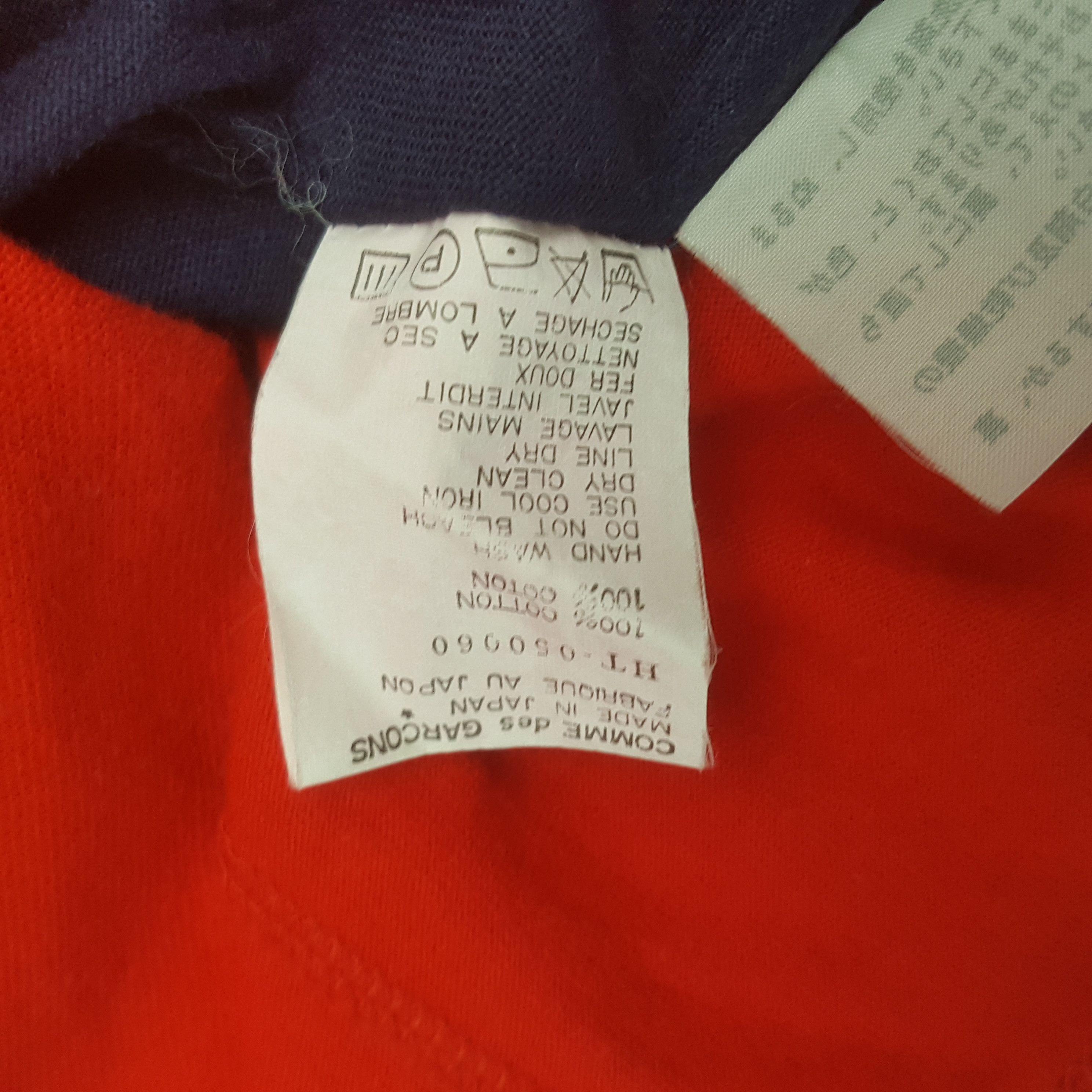 Comme des Garcons Homme Comme des Garcons Homme Reversible Half Zipper T-shirt Size US M / EU 48-50 / 2 - 12 Thumbnail