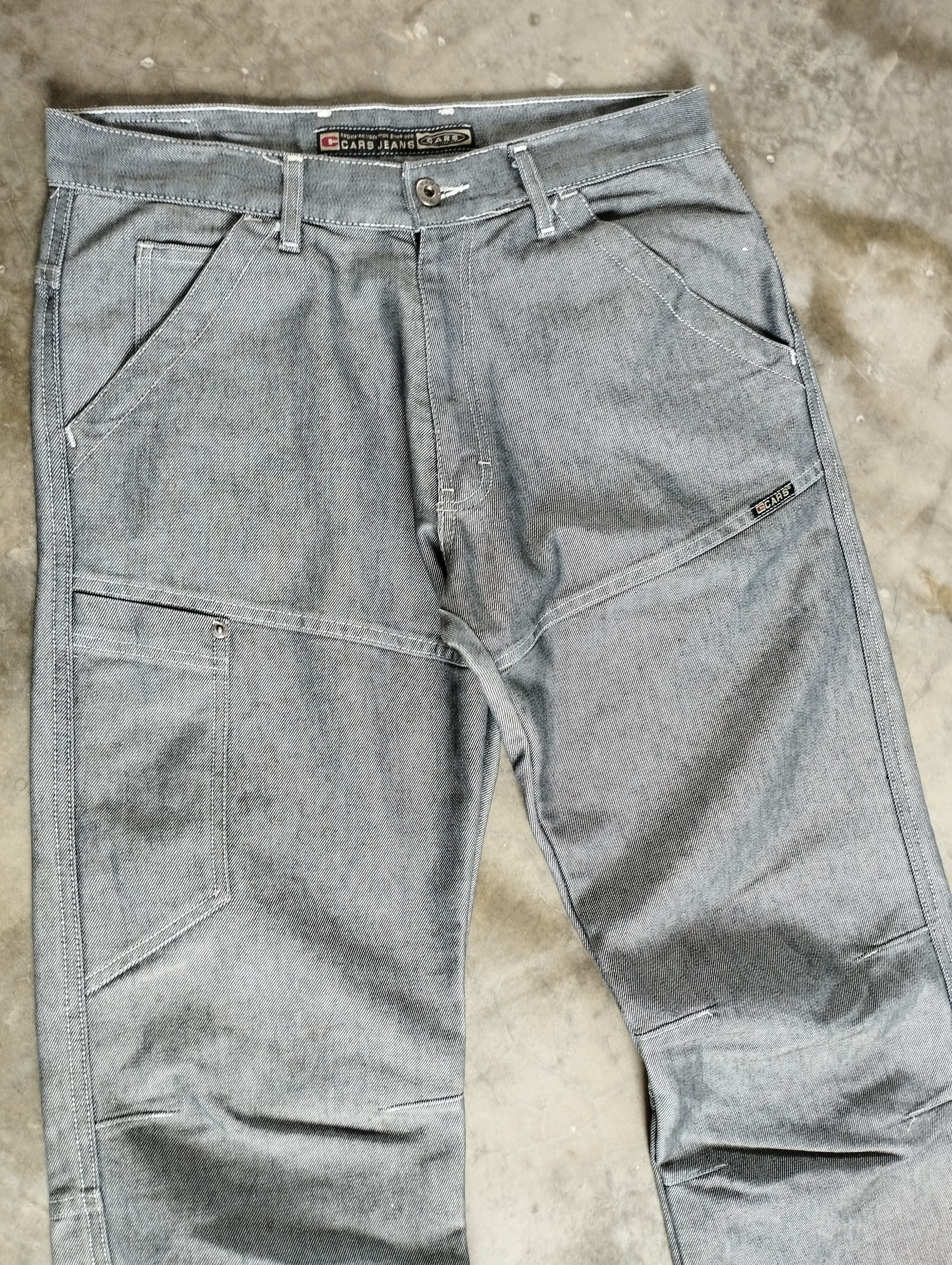 Tete Homme Vintage 90's Skateboard Jeans Cars Jeans Made In Tunisia Size US 32 / EU 48 - 3 Thumbnail