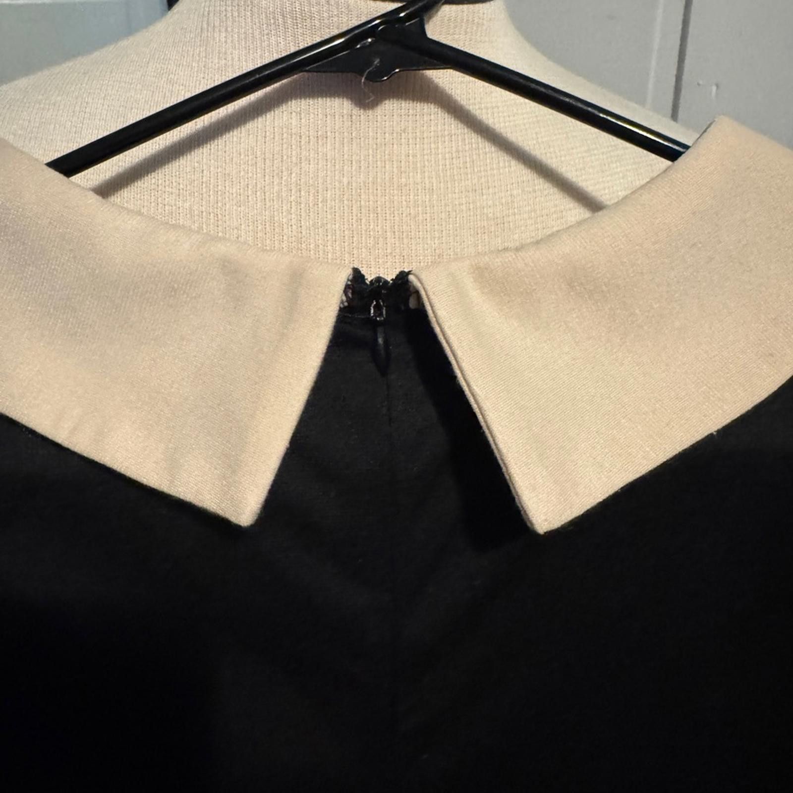 Designer Classic Black and Cream Vintage Style Dress by Lindy Bop Size S / US 4 / IT 40 - 6 Thumbnail