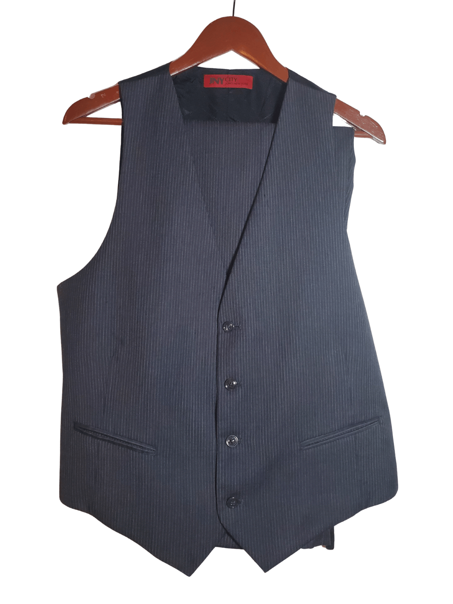 Jones New York Jones New York 3-Piece Pinstripe Suit - 40R / 32x30 Size 40R - 3 Thumbnail