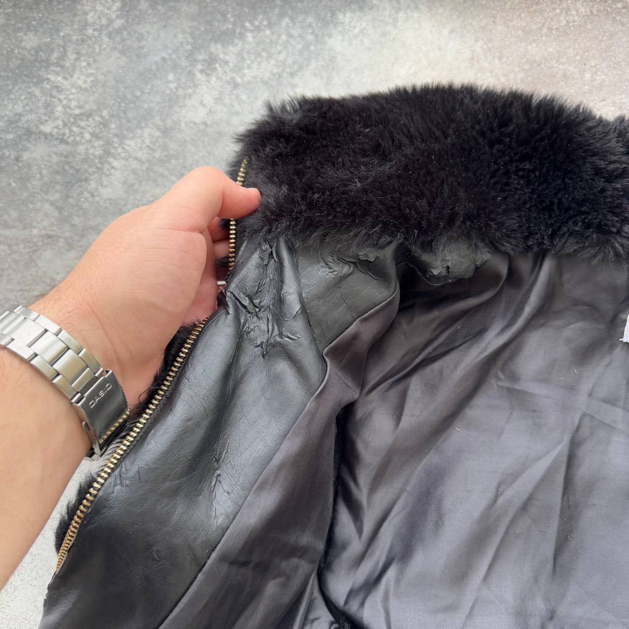 Japanese Brand × Vintage Amazing Vintage Faux Fur Vest Size M / US 6-8 / IT 42-44 - 11 Thumbnail
