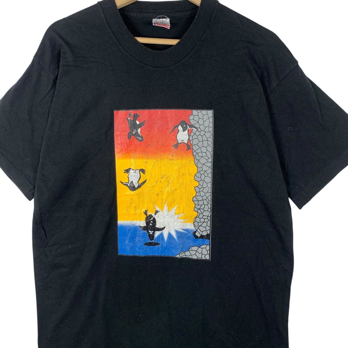 Vintage Vintage NEVER SUMMER INDUSTRIES Snowboard Tee Shirt Top Size US L / EU 52-54 / 3 - 3 Thumbnail