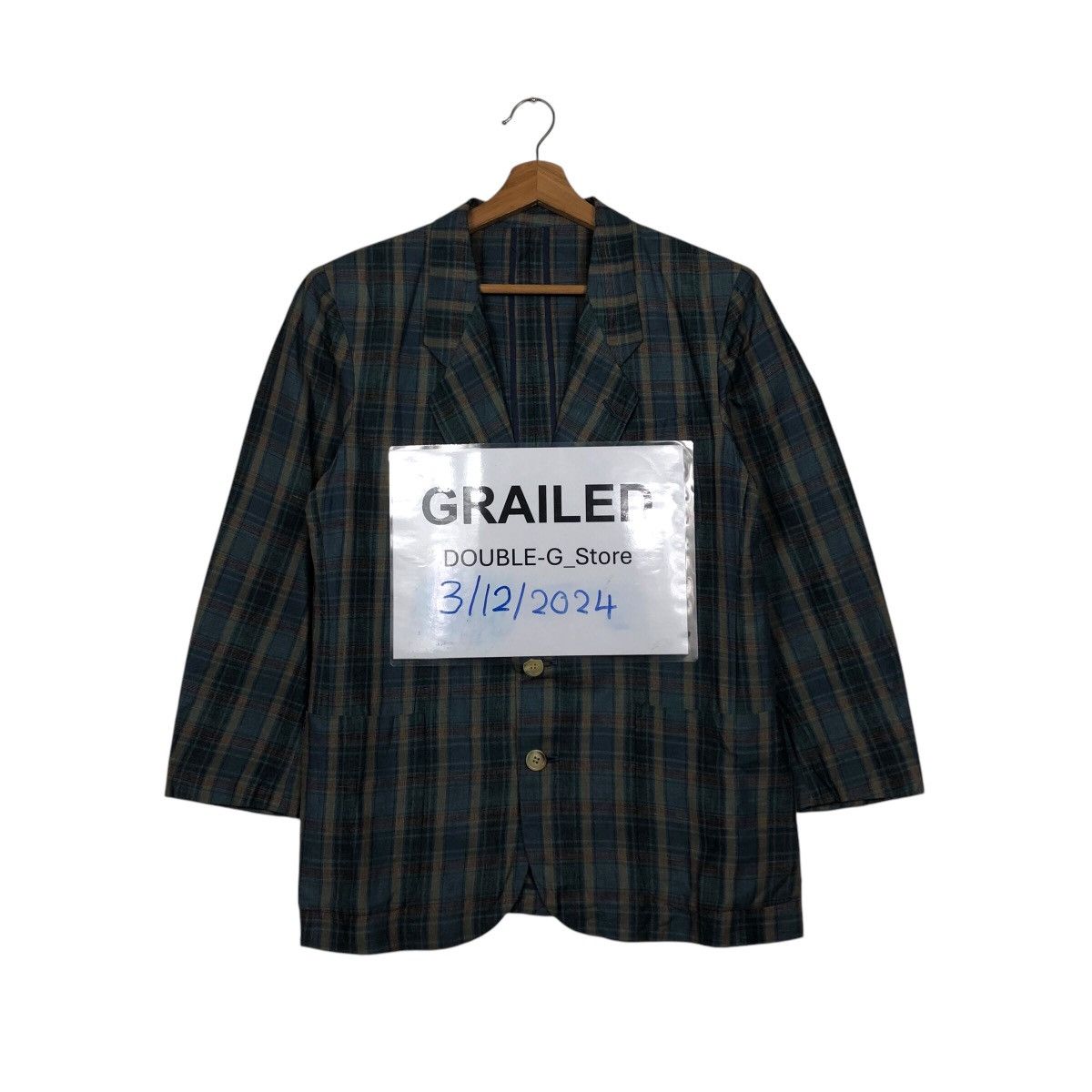 Christian Dior Monsieur 📌Vintage Chore Jacket Christian Dior Monsieur Tartan Design Size US M / EU 48-50 / 2 - 1 Thumbnail