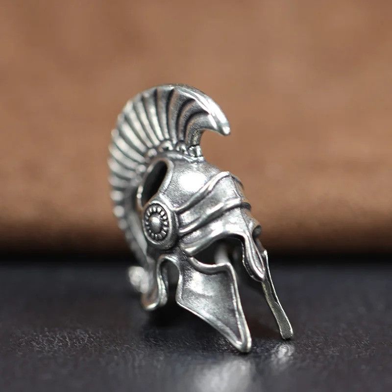 Handmade 3Pcs Spartan Roman Helmet Knife Beads Paracord Bead Zipper Size ONE SIZE - 1 Thumbnail