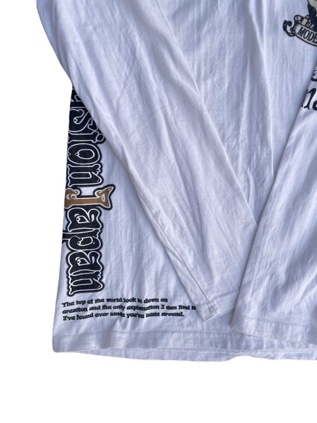 If Six Was Nine 2000s Japanese archive Yakuza girl Sukajan Long Sleeve Tee Size US L / EU 52-54 / 3 - 7 Thumbnail