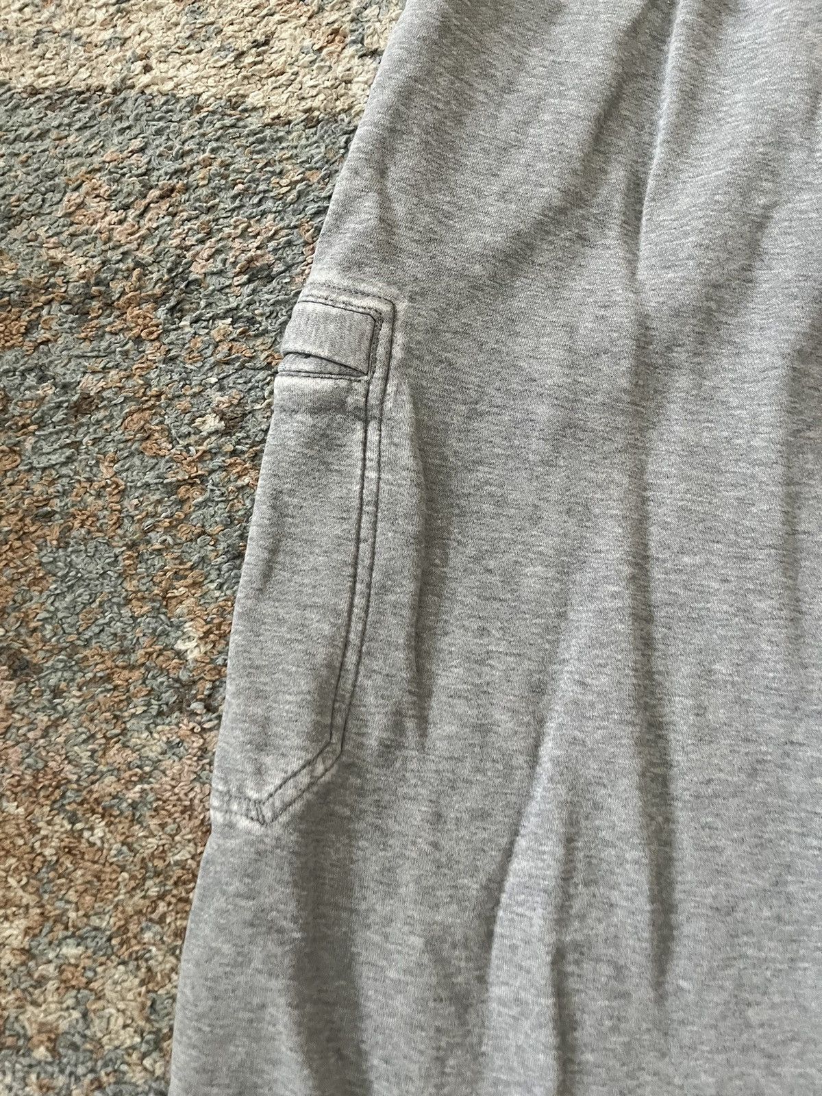 Nike × Vintage VTG Nike Distressed Sweat Pants XL Grey Y2K Size US 32 / EU 48 - 3 Thumbnail