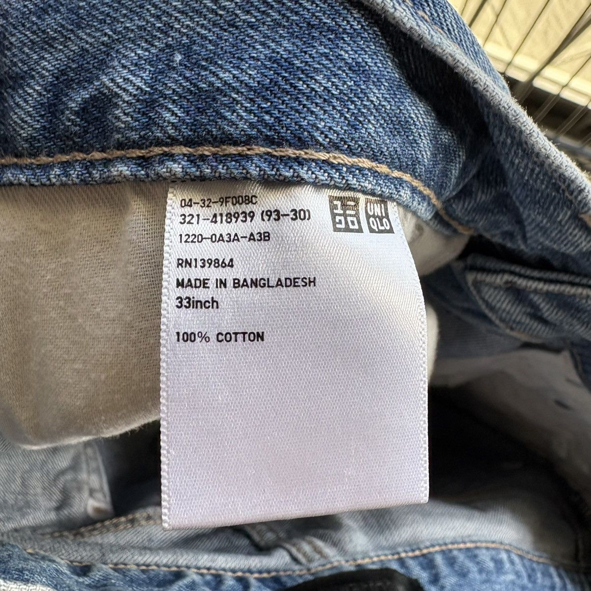 Uniqlo Uniqlo Jeans Size 33x32 Regular Straight Fit Blue Denim Men Size US 33 - 6 Thumbnail