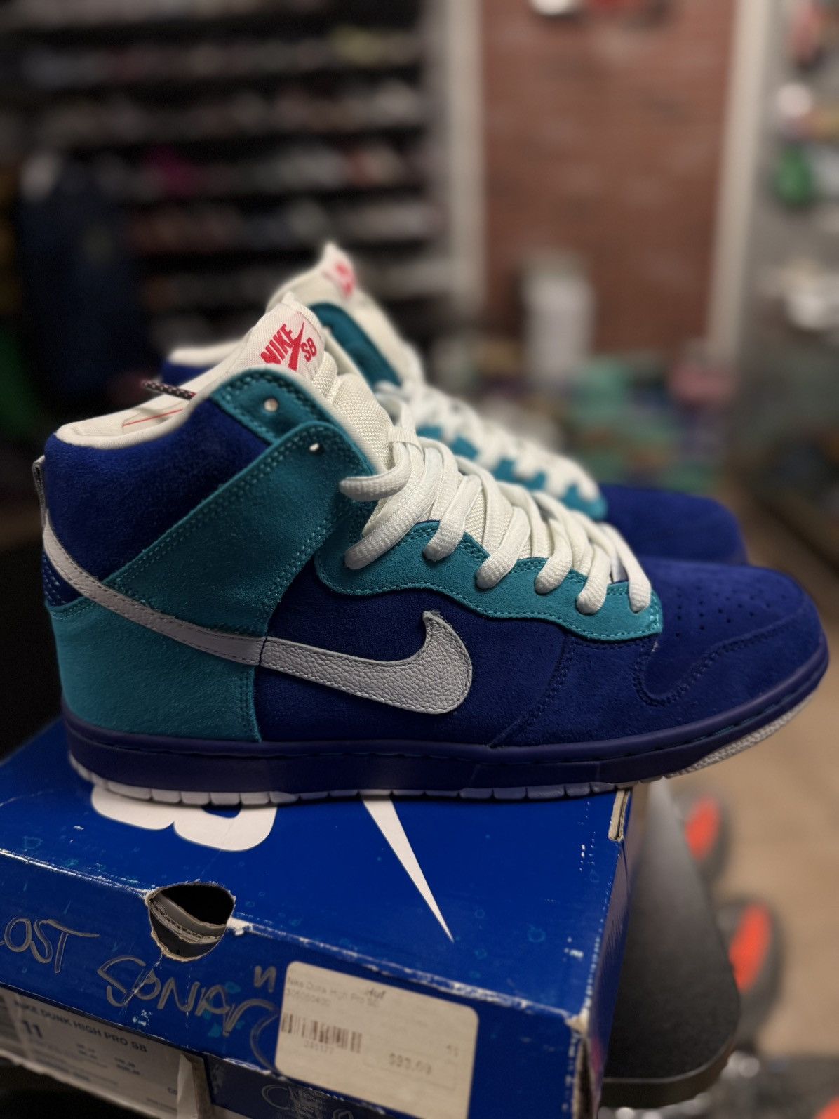 Nike Size 11 - Nike Dunk Pro SB High Oceanic Airlines 2010 🧼 Size US 11 / EU 44 - 12 Thumbnail
