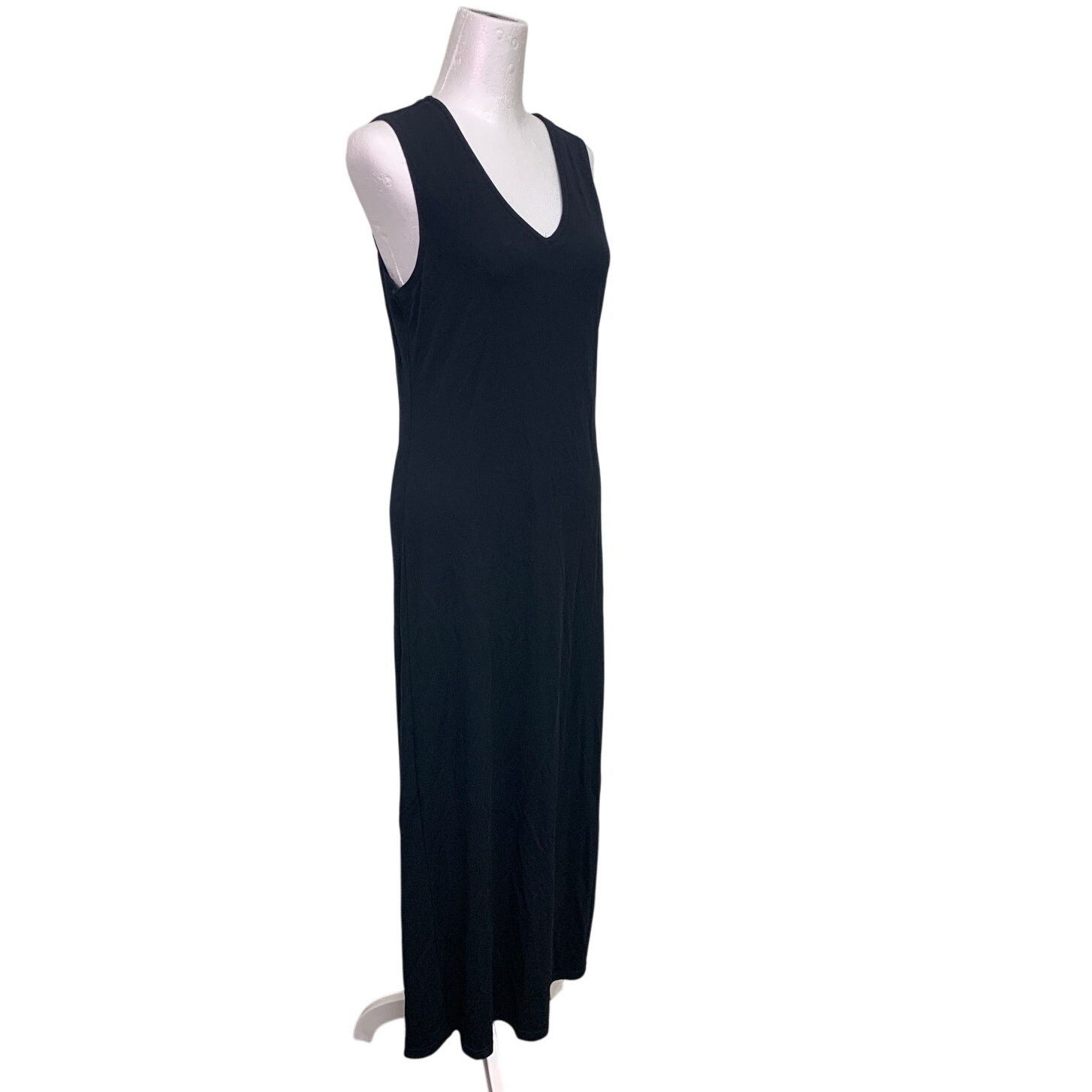 Gap GAP Womens Medium Long Black Sleeveless V Neck Maxi Dress Size M / US 6-8 / IT 42-44 - 1 Thumbnail