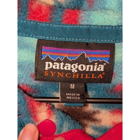 Patagonia Patagonia Synchilla Snap-T Fleece Pullover Aztec Teal M Size M / US 6-8 / IT 42-44 - 9 Thumbnail