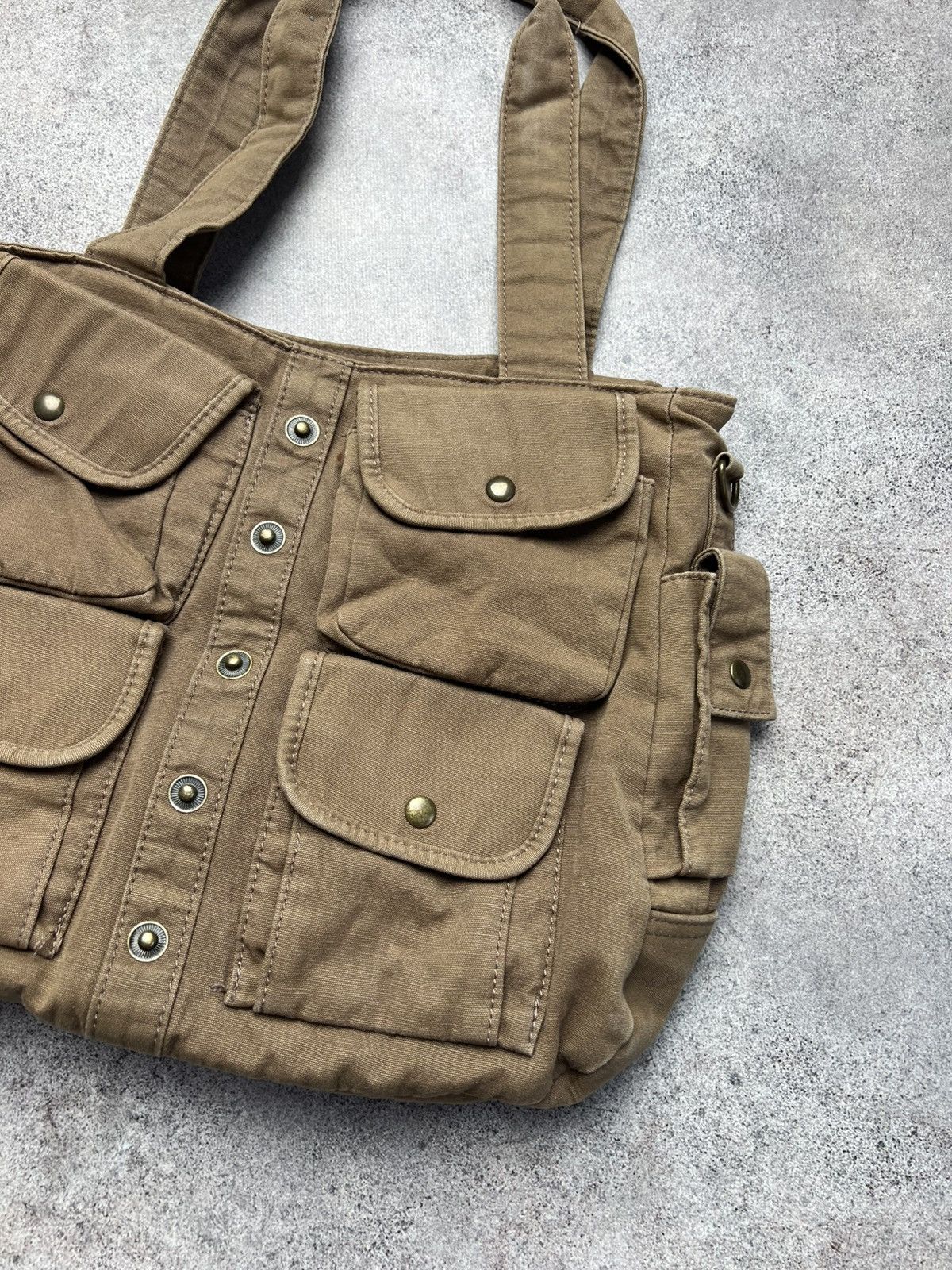 Vintage Vintage multi pocket general style cargo bag Size ONE SIZE - 3 Thumbnail