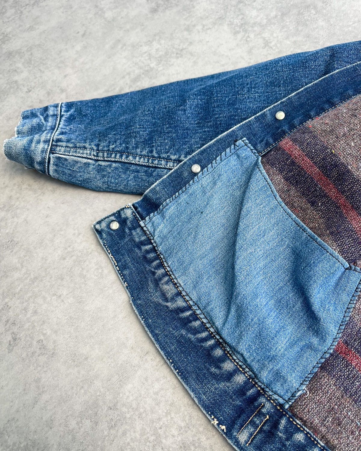 Levi's Levi’s Type III Big E Blanket-Lined Denim Jacket – 1960s OG Size US M / EU 48-50 / 2 - 8 Thumbnail