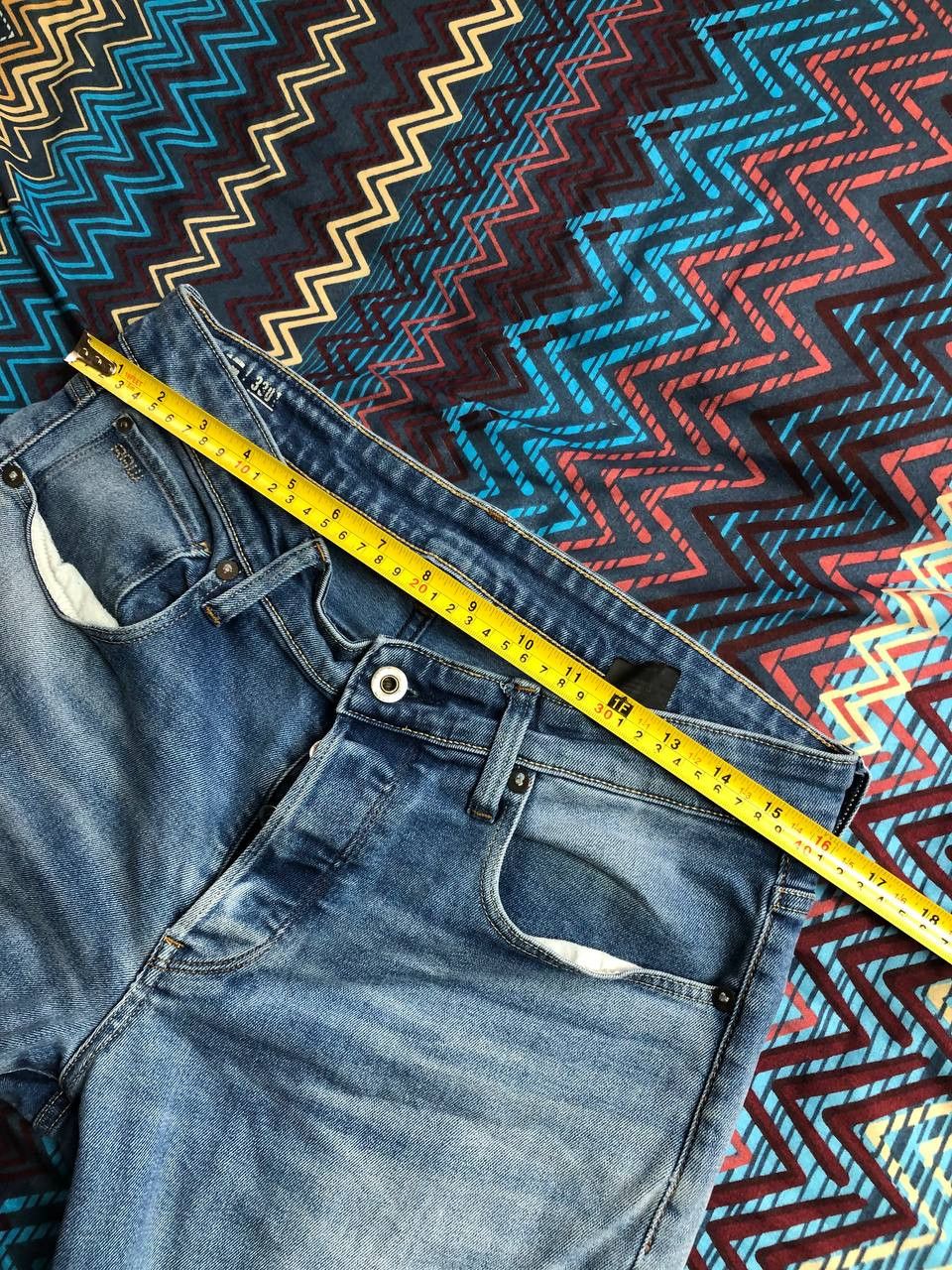 G-Star G-Star Raw logo jeans pants 3301 crazy Y2K vintage Size US 32 / EU 48 - 15 Thumbnail