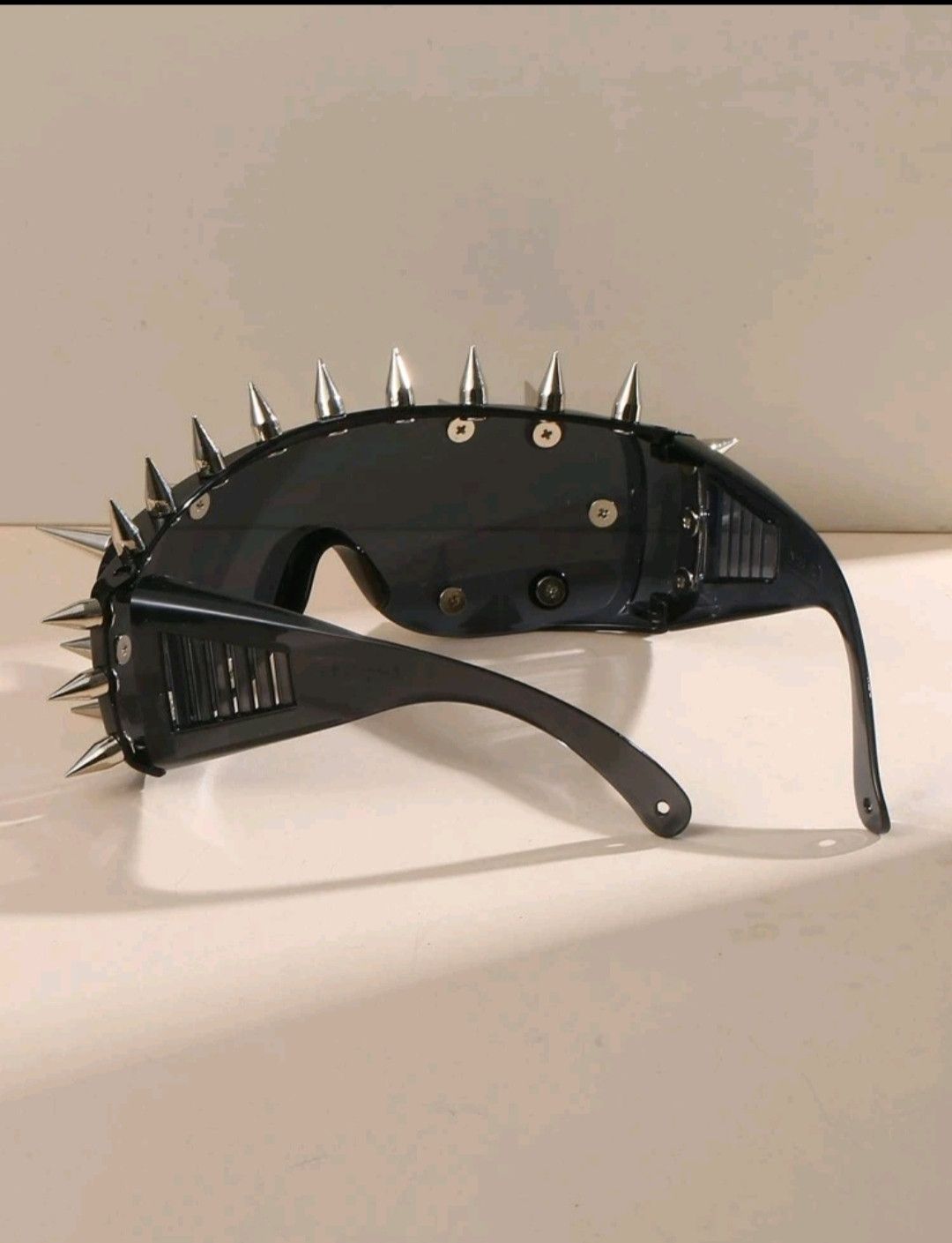 Electric Visual × Japanese Brand Y2K Spiky Glasses Black Size ONE SIZE - 4 Thumbnail