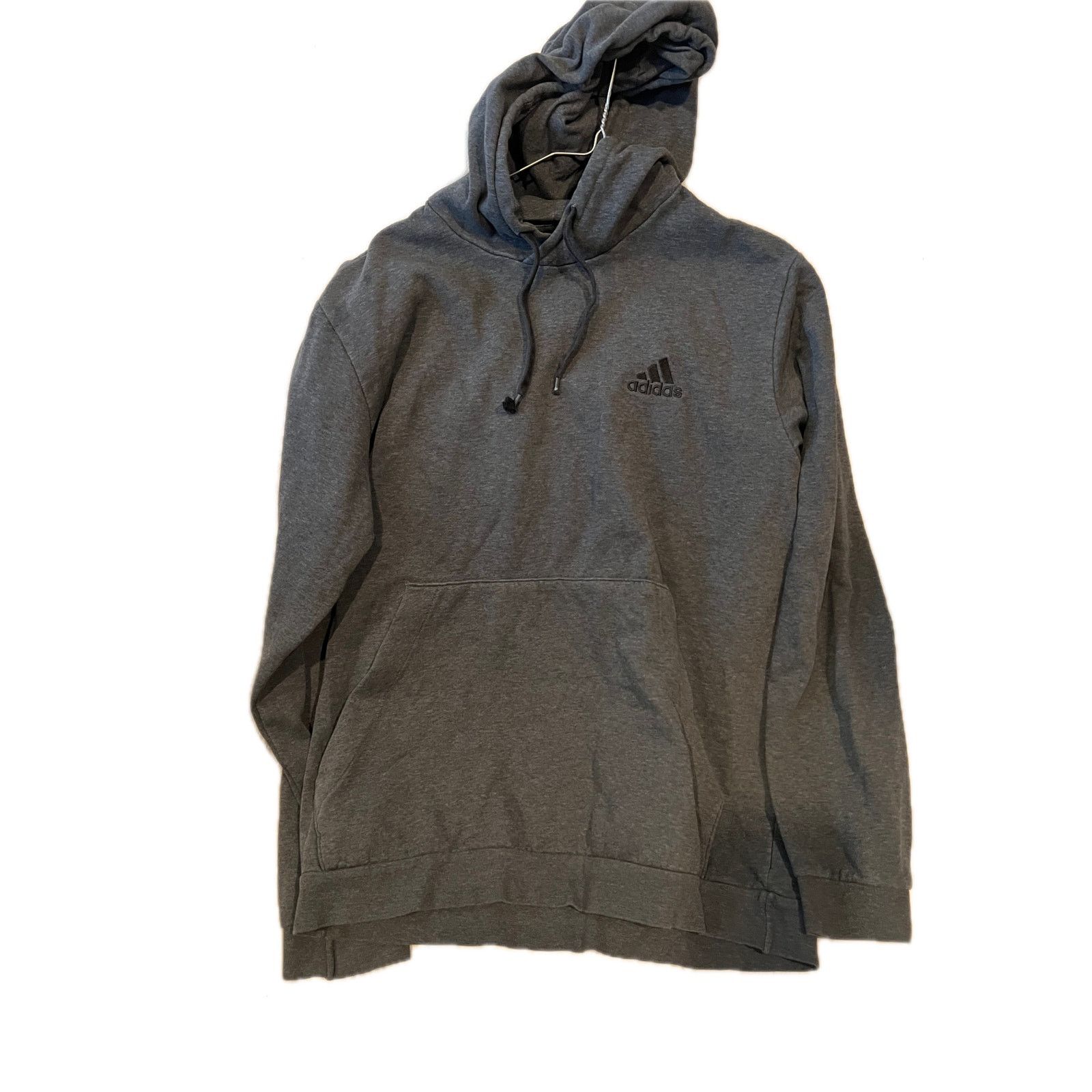 Adidas Adidas Charcoal Gray Pullover Hoodie Mens L Size US L / EU 52-54 / 3 - 1 Thumbnail
