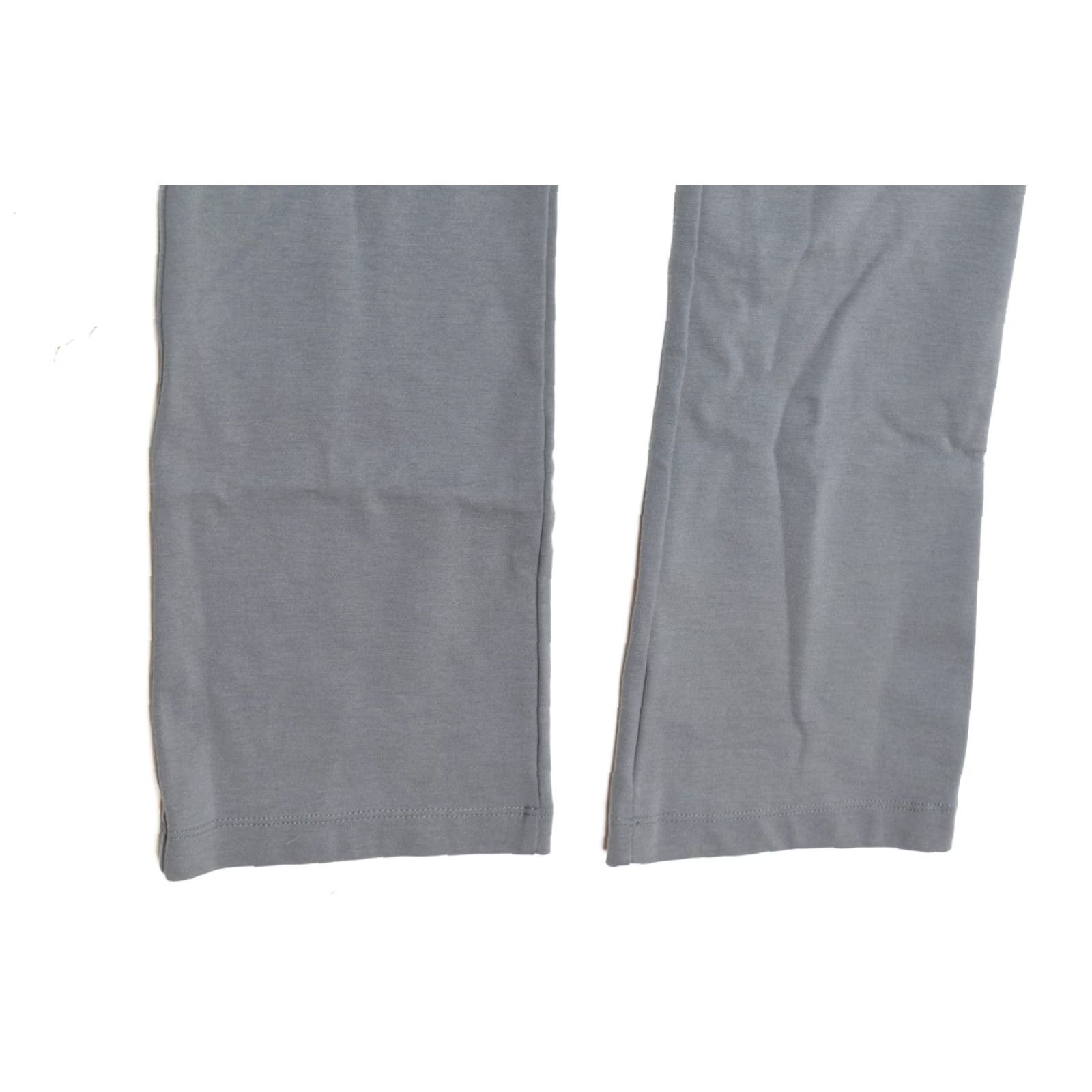 Vintage American Giant Pants Gray Pull-On Stretch Flare-Leg Mid-Rise Slim Women's 8 Casual Dress Pants Size 30" / US 8 / IT 44 - 3 Thumbnail