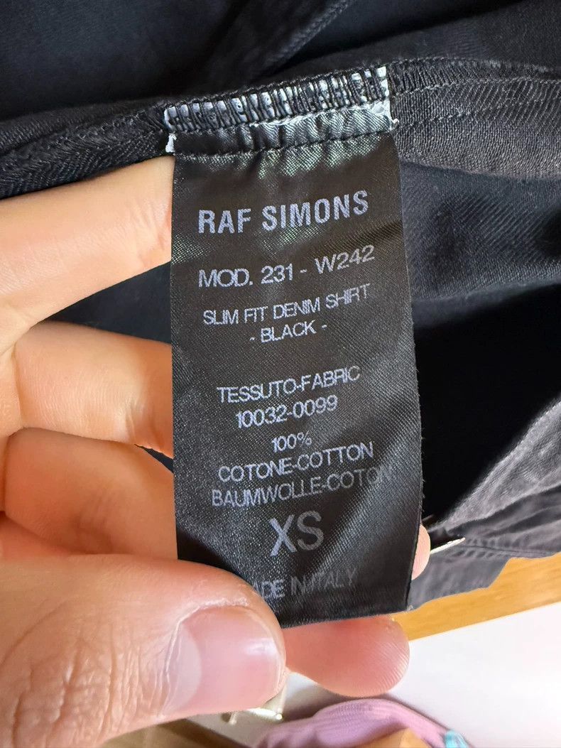 Raf Simons Raf Simons Raf Simons Black Shirt Jacket-2507 Size US M / EU 48-50 / 2 - 7 Thumbnail