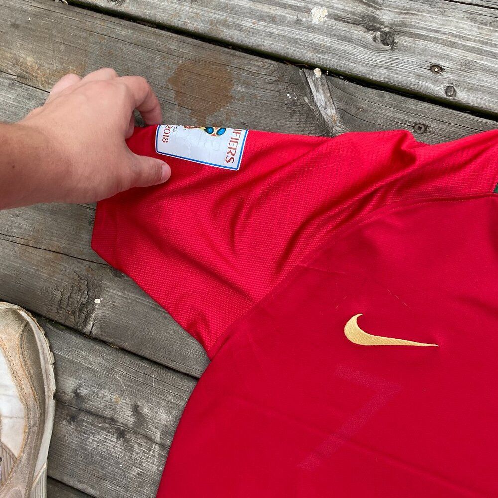 Nike 2018/19 Nike Portugal Home Jersey #7 Christiano Ronaldo Jer Size US M / EU 48-50 / 2 - 2 Thumbnail