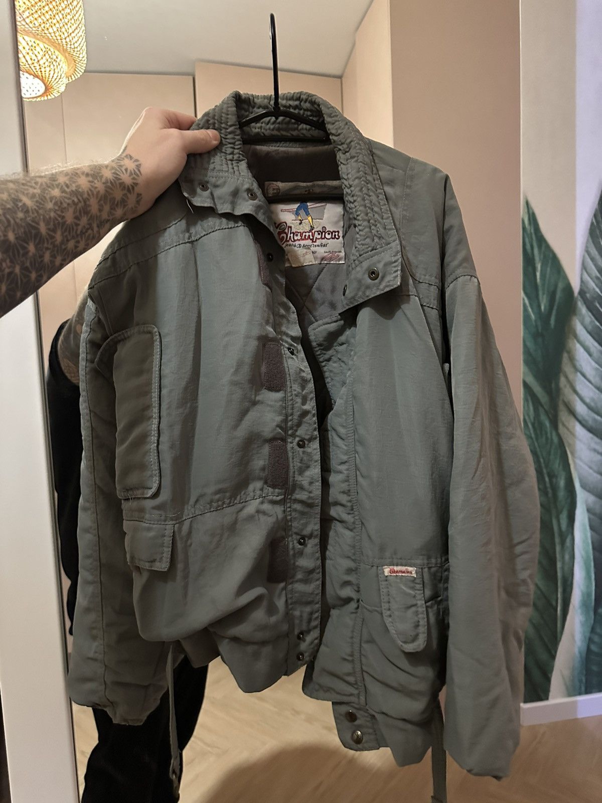 Champion Vintage Champion Jeans Military Field Jacket Made in Italy Size US M / EU 48-50 / 2 - 7 Thumbnail