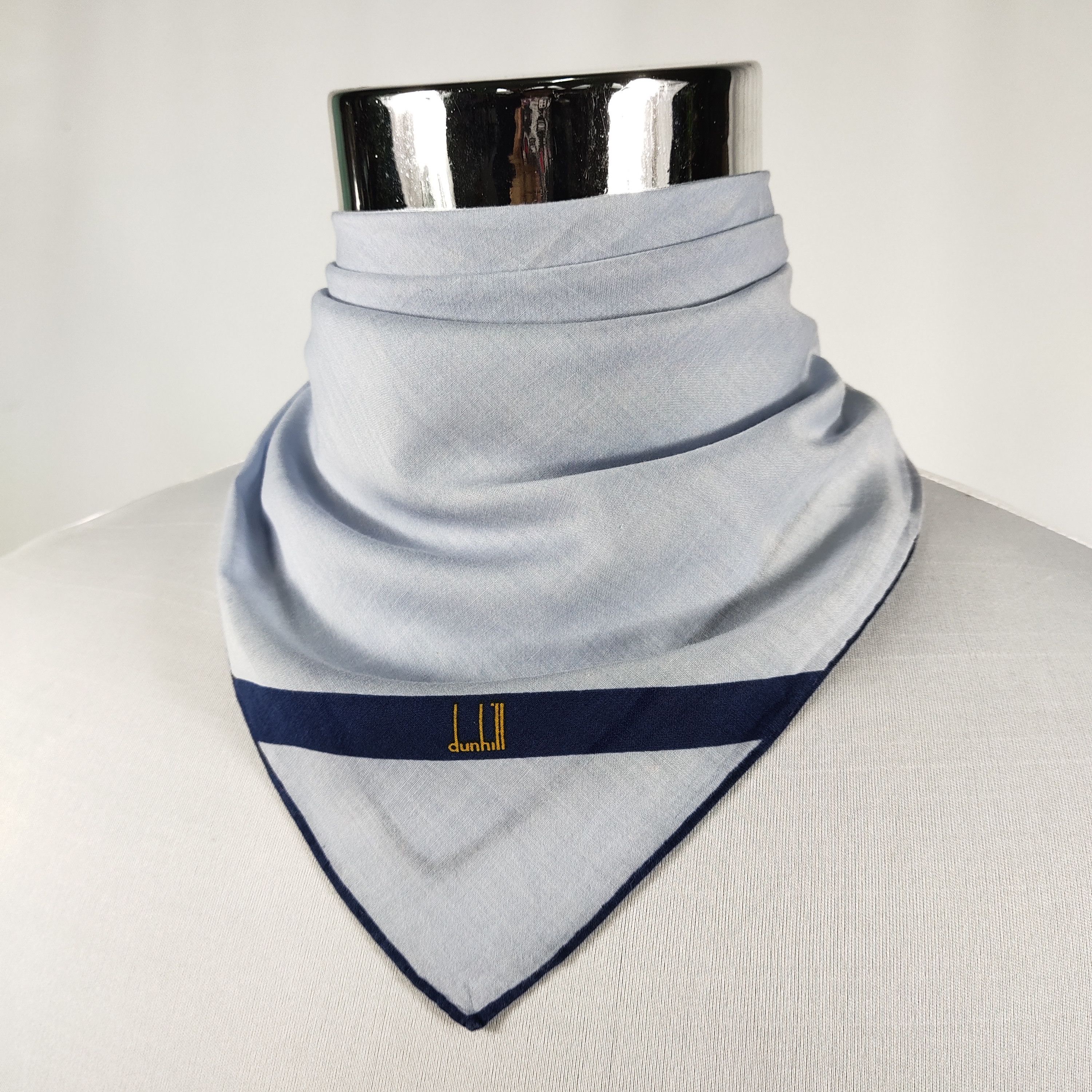 Alfred Dunhill × Vintage Alfred Dunhill Handkerchief / Neckerchief / Bandana FZ654 Size ONE SIZE - 1 Thumbnail