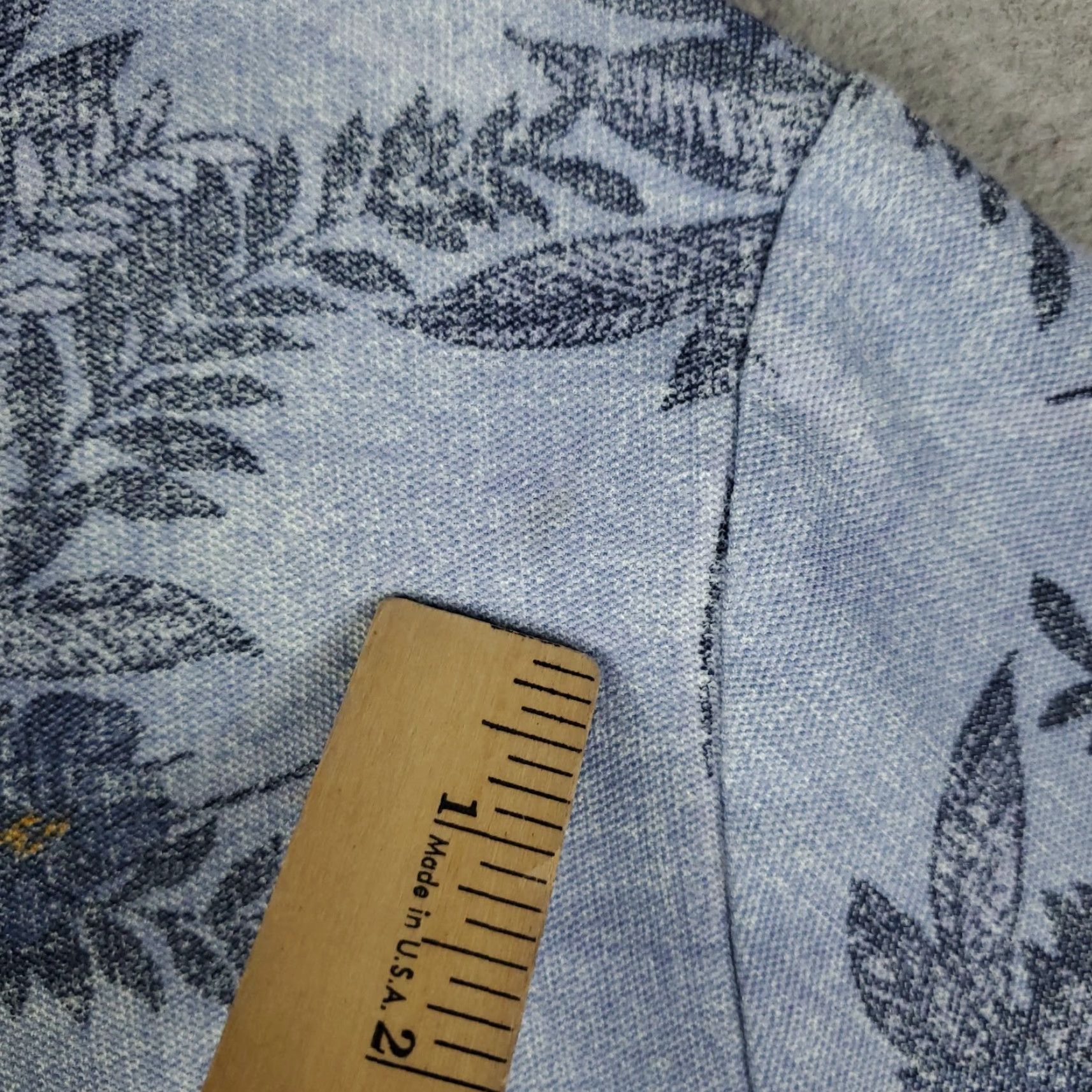 Tommy Bahama Tommy Bahama Polo Shirt Mens Large Blue Leaf Print Golf Casual Short Sleeve Shirt Mens L Blue Leaf Print Polo Size US L / EU 52-54 / 3 - 3 Thumbnail