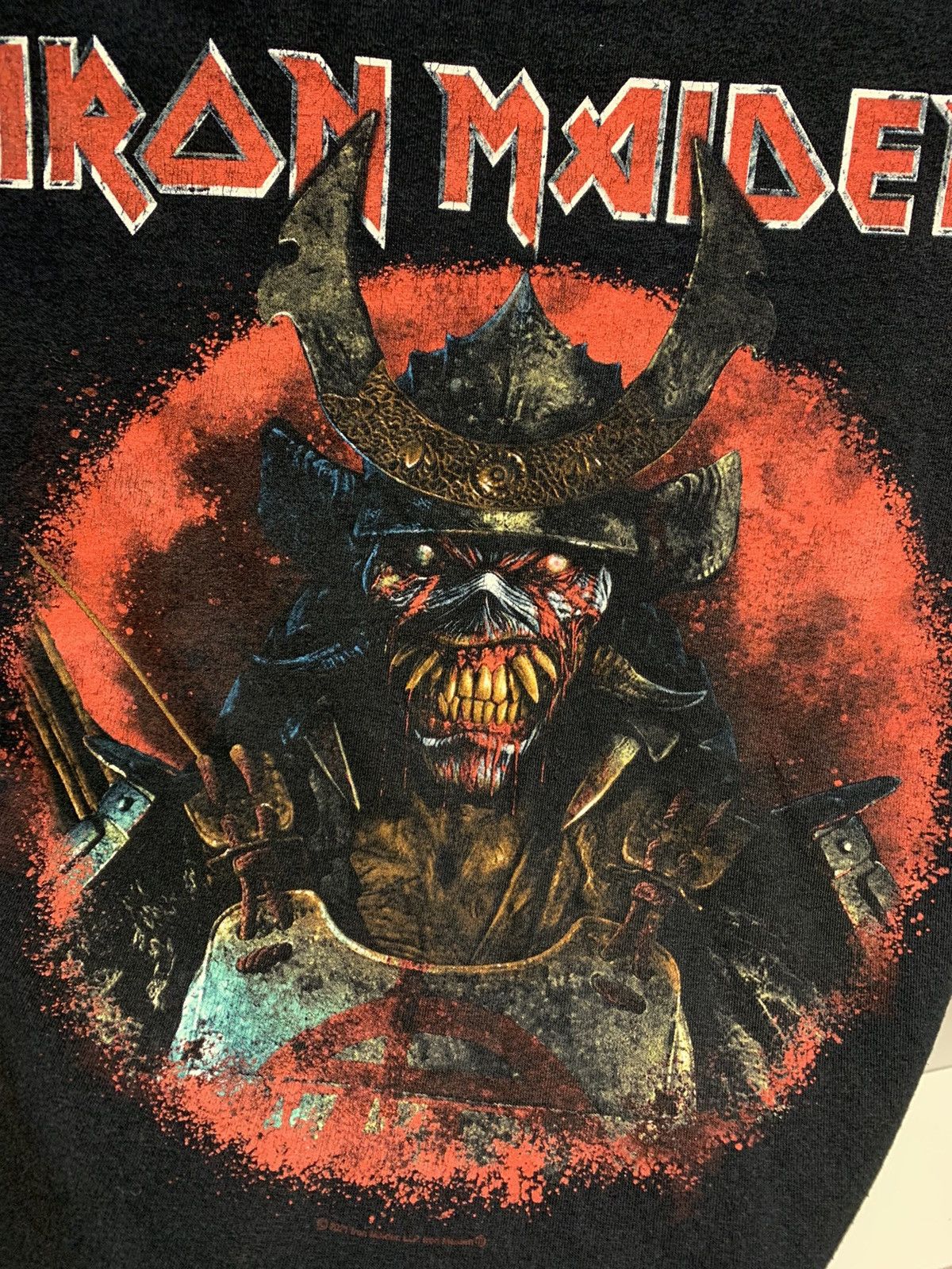 Iron Maiden Iron Maiden vintage black t-shirt big logo rock band tee Xl Size US XL / EU 56 / 4 - 6 Thumbnail