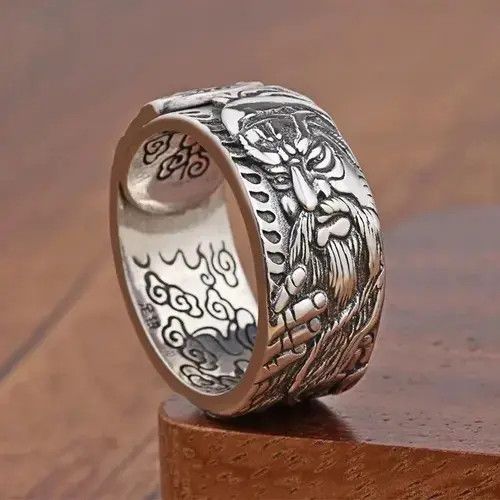 Jewelry × Vintage new fashion Guan Gong ring Size ONE SIZE - 3 Thumbnail