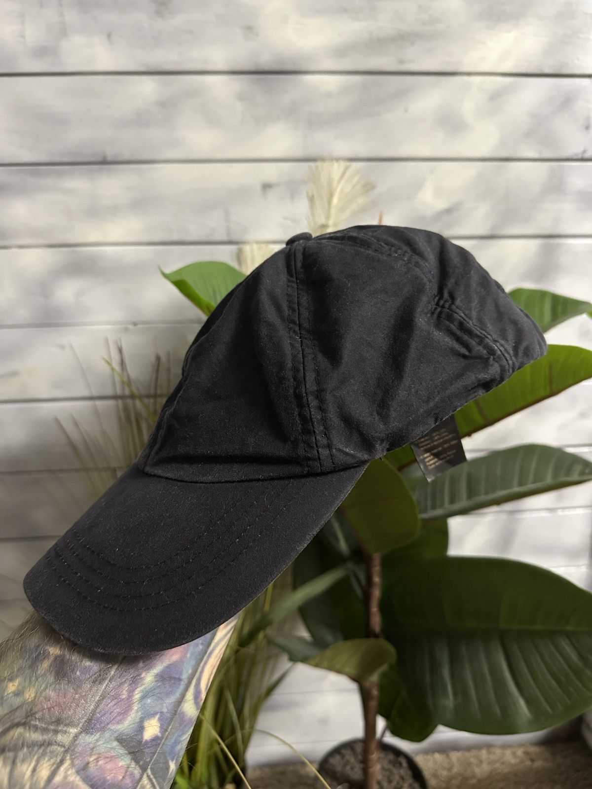 Barbour Rare Cap Barbour 100% Waxed Cotton Hat Y2K Size ONE SIZE - 3 Thumbnail