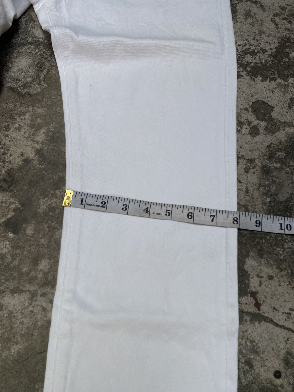 NANO universe Nano Universe Sartoria Denim Slim Cut White Selvedge Size US 33 - 11 Thumbnail