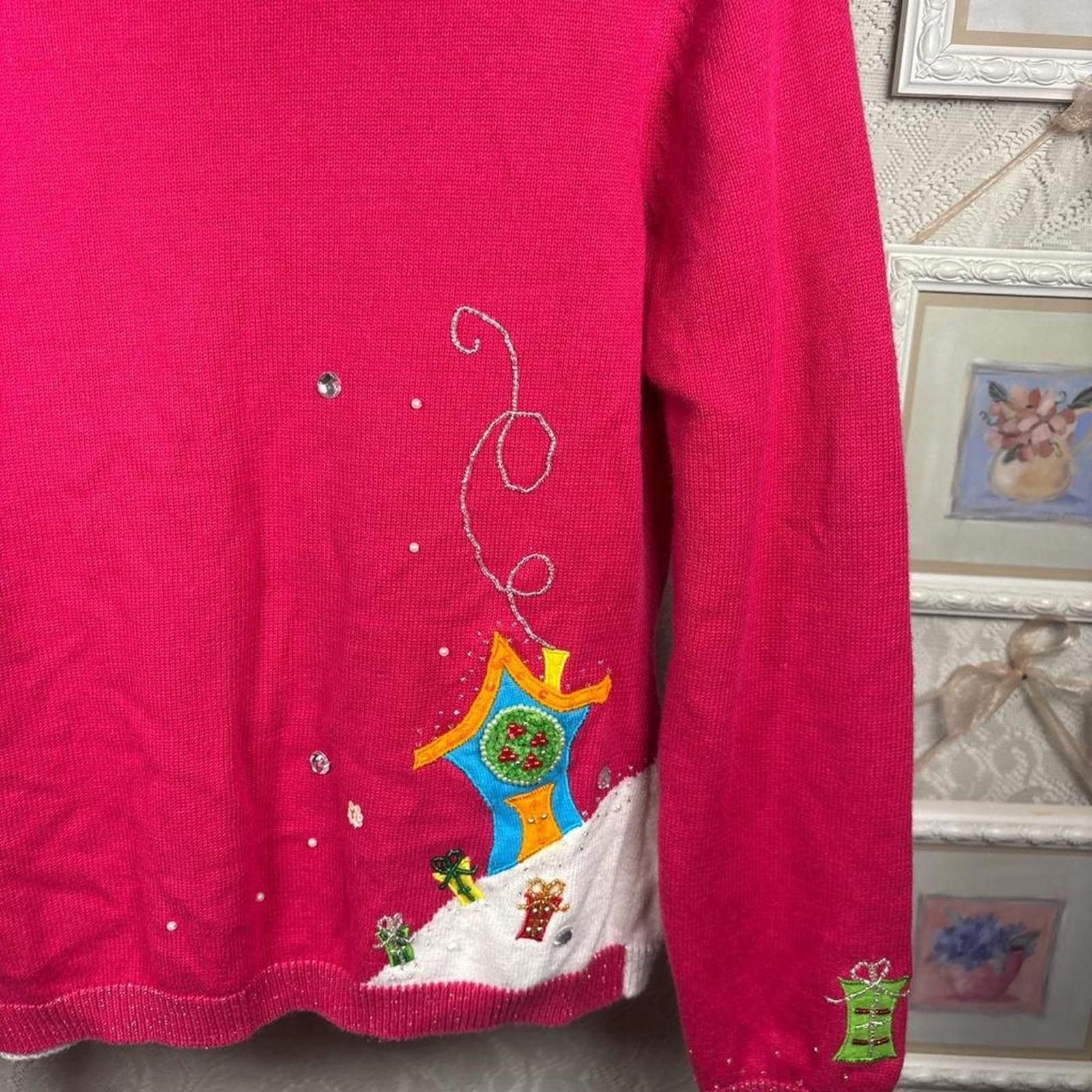 Other Women's Pink and Multi Jumper Size L / US 10 / IT 46 - 7 Thumbnail