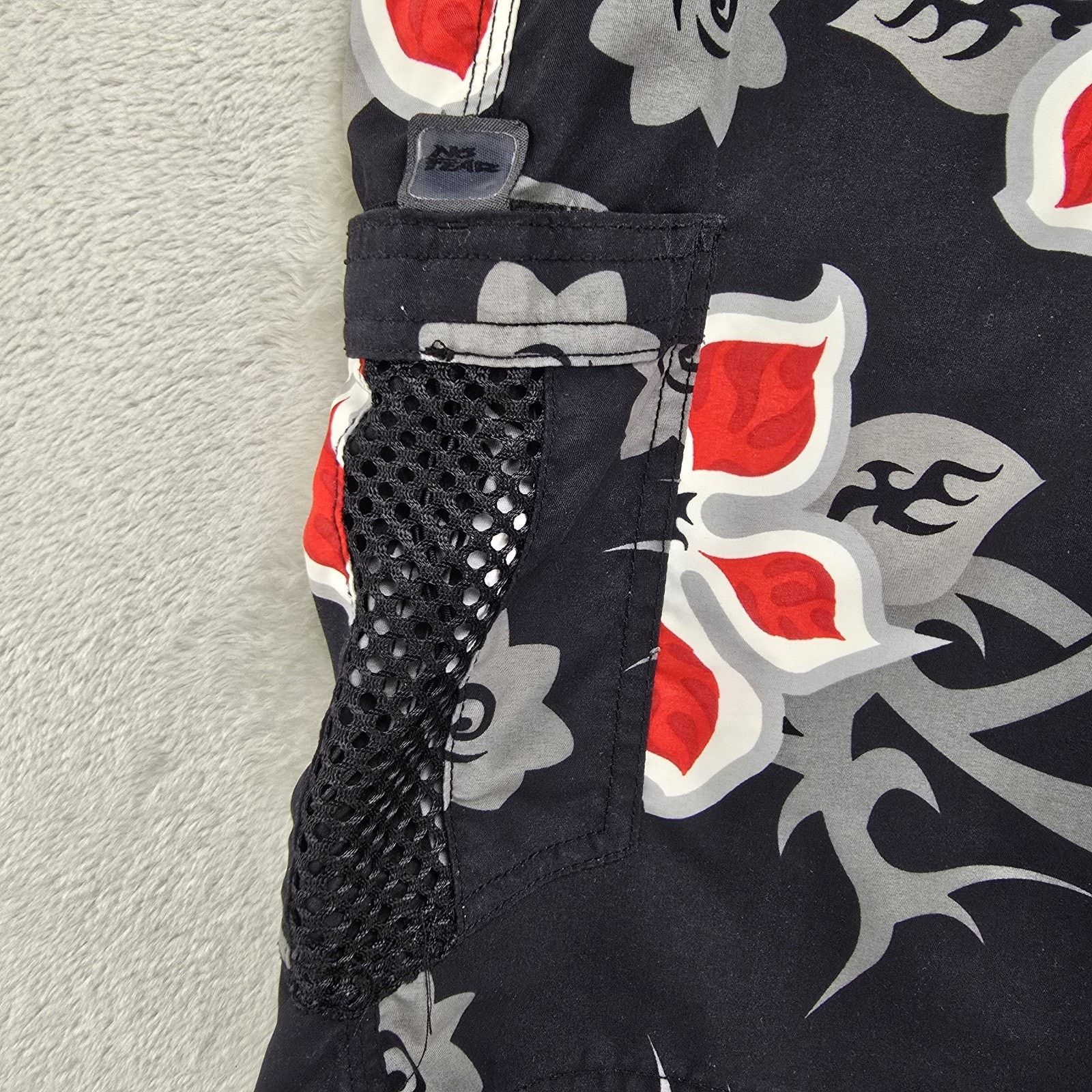 No Fear No Fear Board Shorts Mens 34 Floral Trival Swim Trunks Y2K Size US 34 / EU 50 - 3 Thumbnail