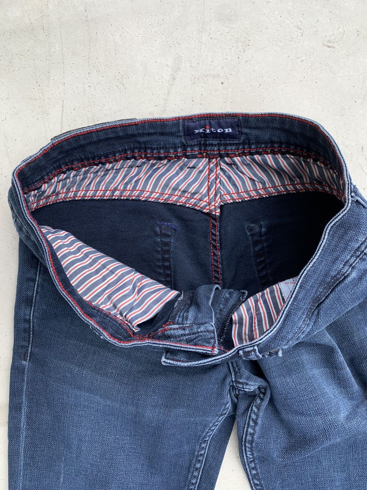 Kiton Jeans Vintage Old Money Style Luxury Denim Italy