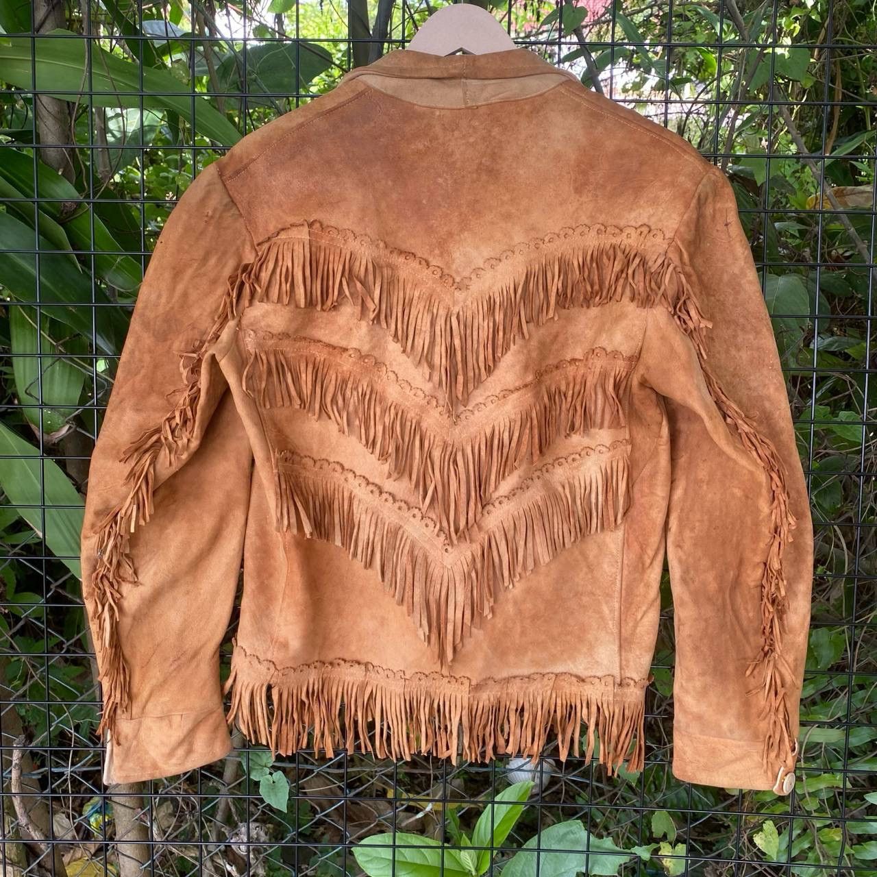 Genuine Leather Vintage Brown Cowboy Style Leather Jacket Size US S / EU 44-46 / 1 - 7 Thumbnail