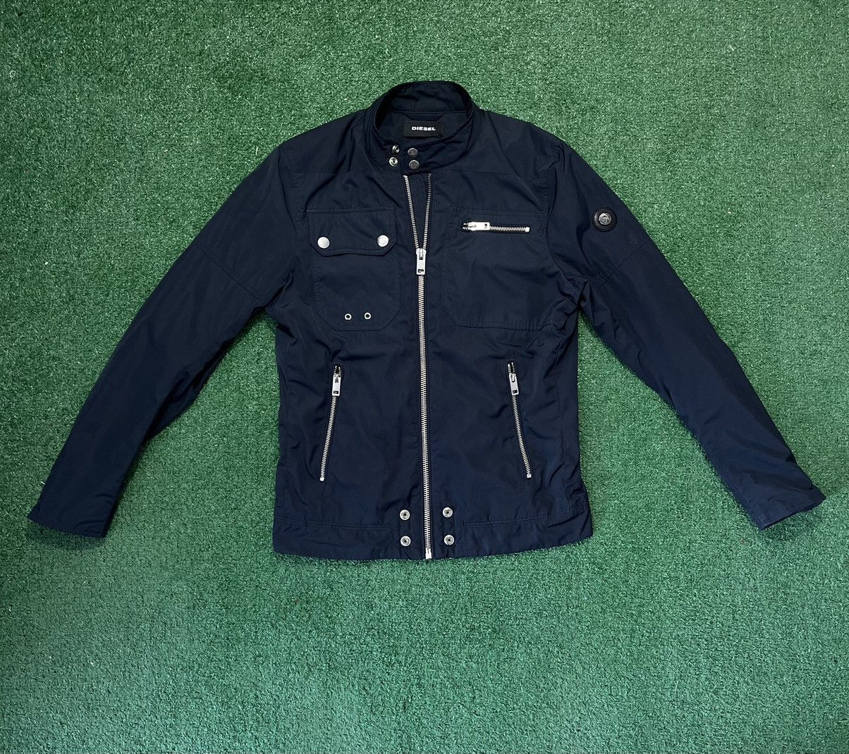 Diesel Diesel Navy Bomber Jacket Size US S / EU 44-46 / 1 - 1 Thumbnail
