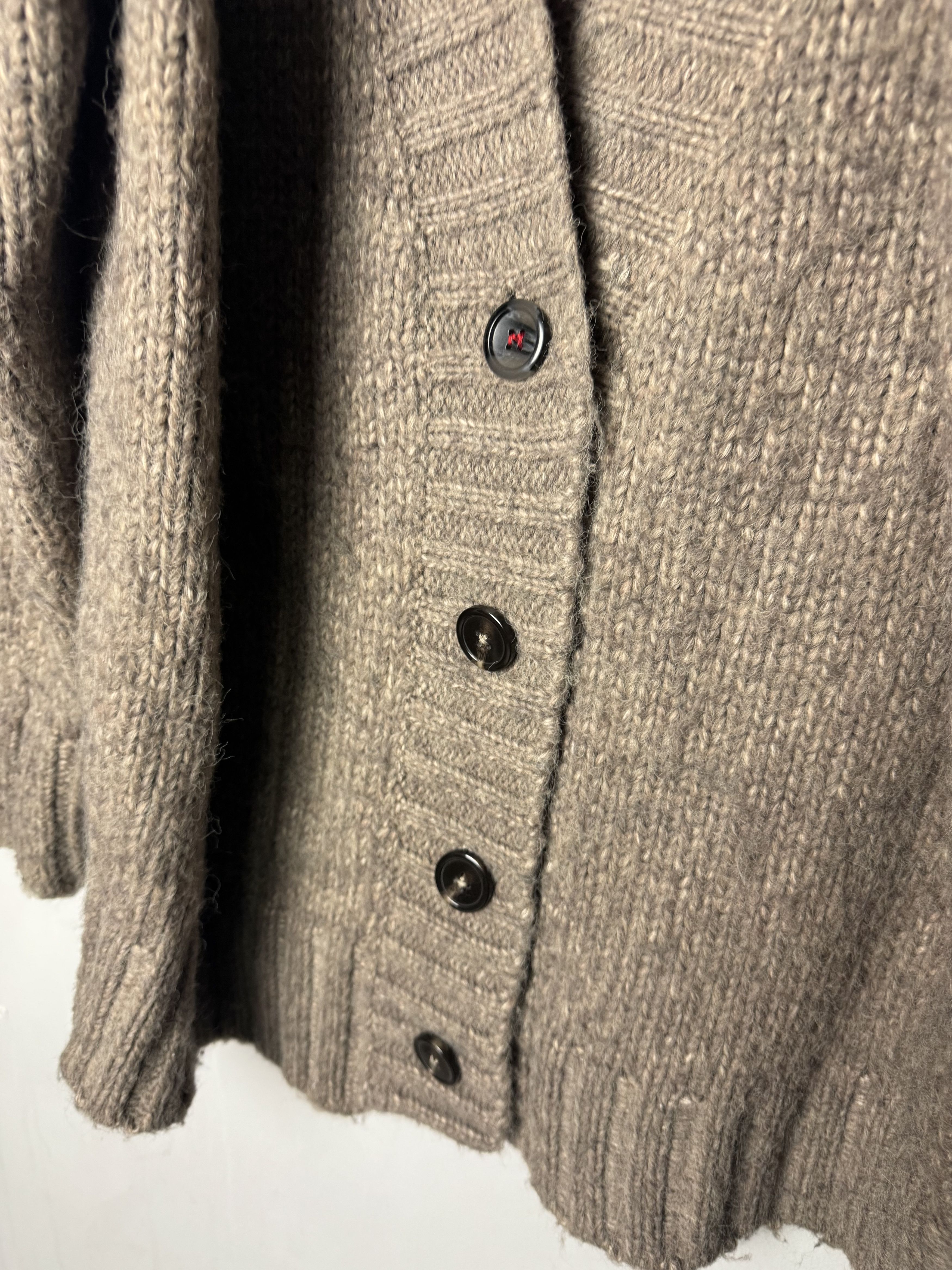 Maison Margiela Maison Margiela Line 14 - Cardigan Wool Size US XL / EU 56 / 4 - 4 Thumbnail