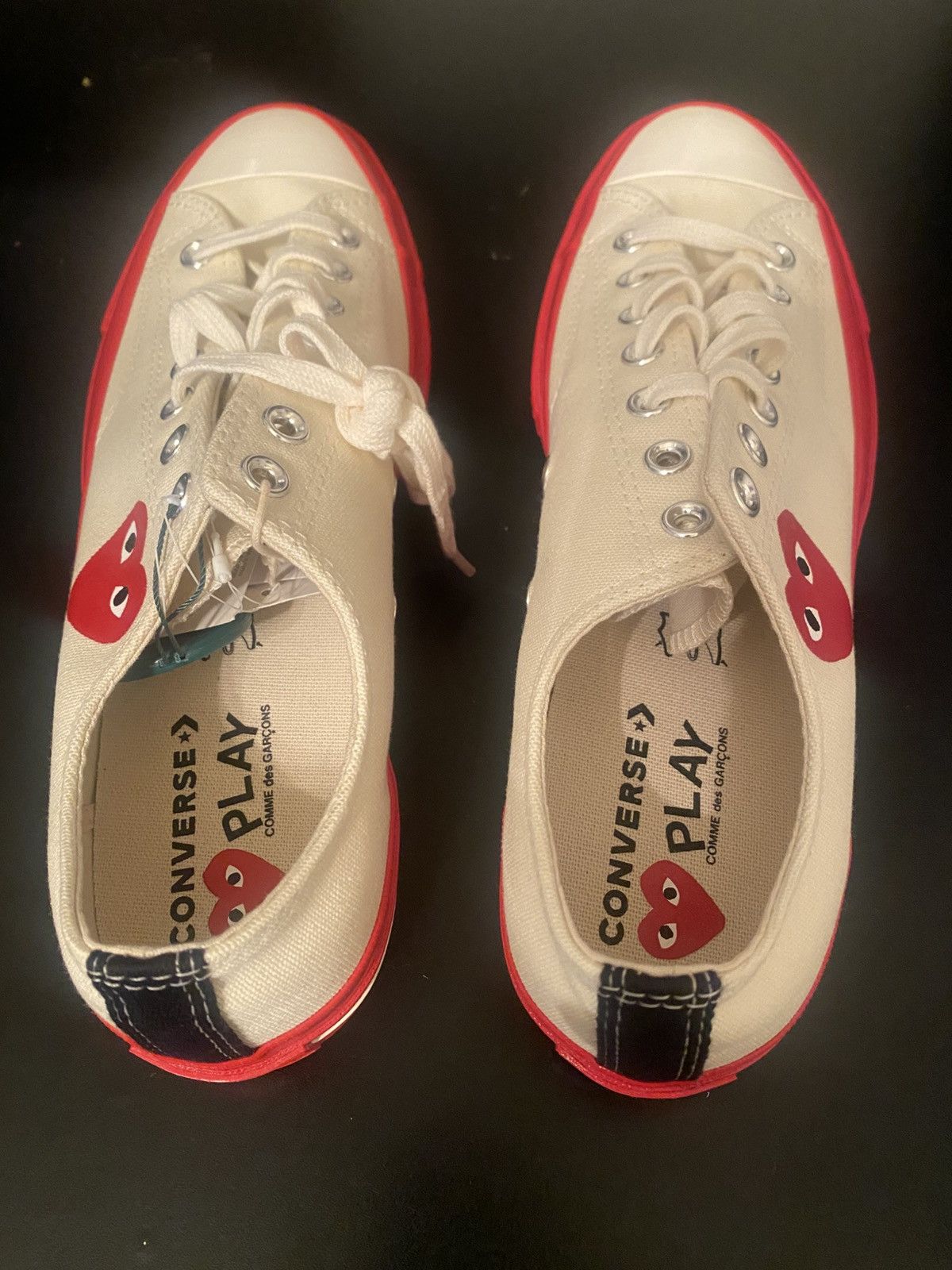 Comme des Garcons PLAY × Converse Converse Chuck Taylor All Star 70 Ox Comme des Garcons Egret Size US 10.5 / EU 43-44 - 6 Thumbnail