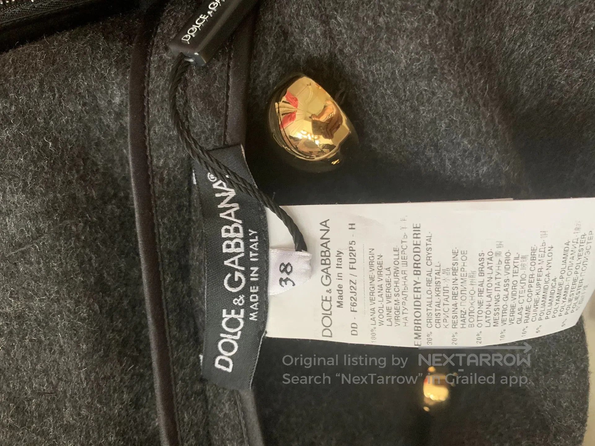 Dolce & Gabbana Dolce & Gabbana Wool Blend Dress. Size S / US 4 / IT 40 - 4 Thumbnail