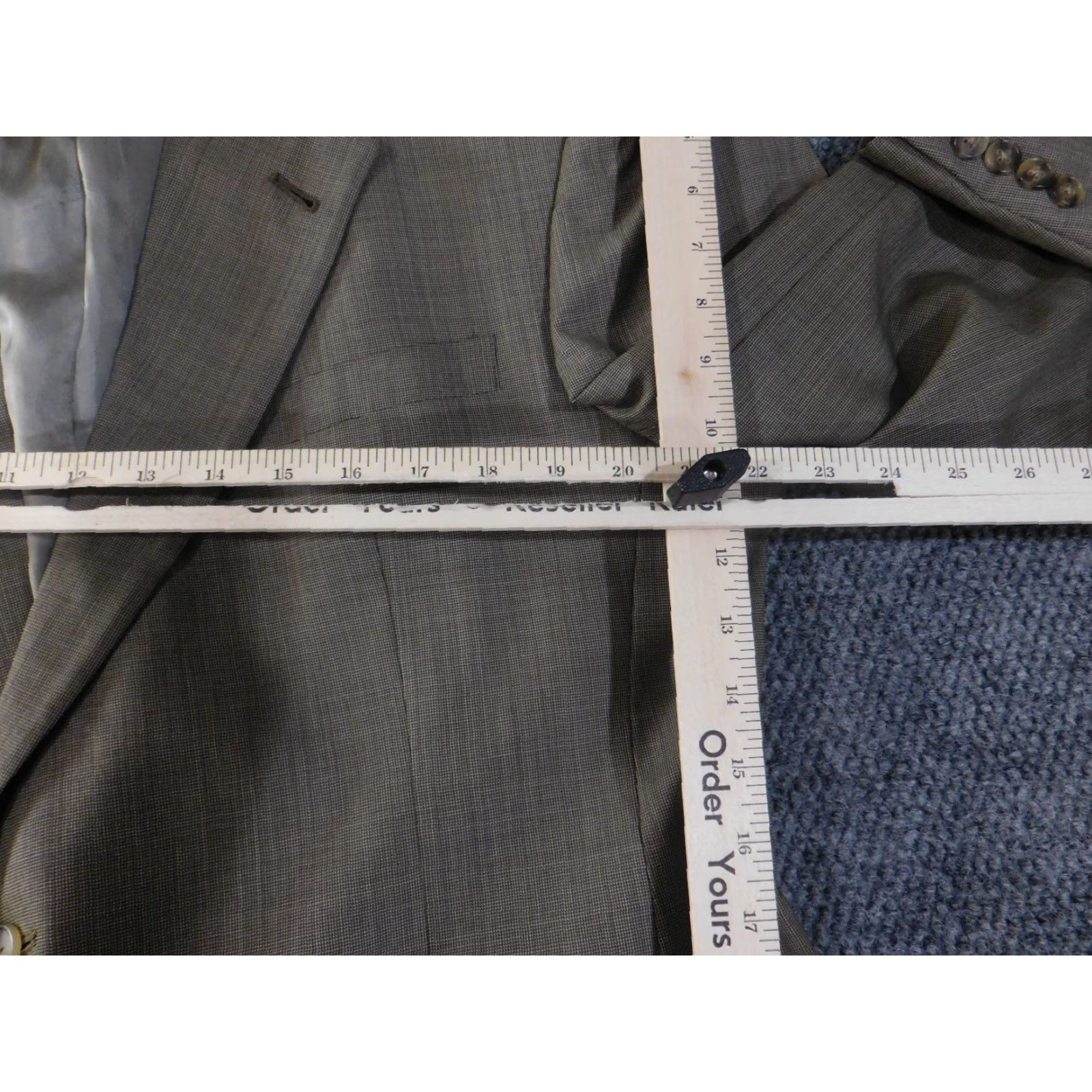 Banana Republic Hart Schaffner Marx blazer mens 44L tan wool classic two button Size 42R - 5 Thumbnail