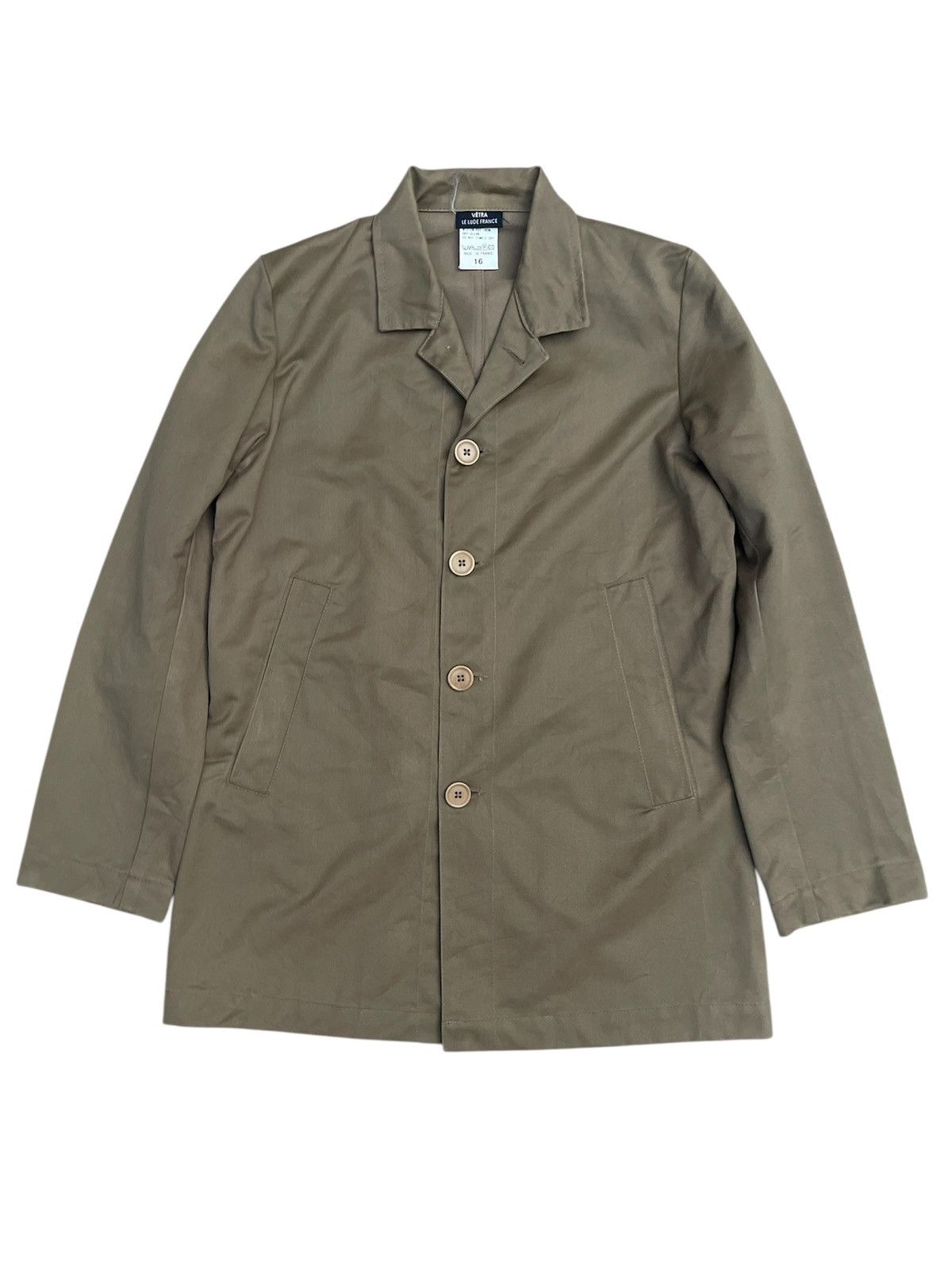Vetra × Vintage Vetra French Workwear Chore Jacket - Khaki - Made in France Size US S / EU 44-46 / 1 - 1 Thumbnail