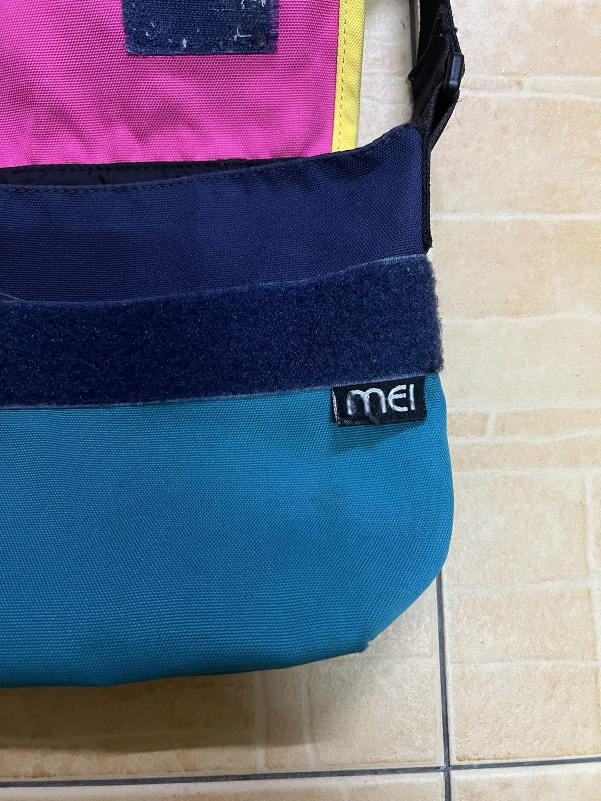 Japanese Brand MEI Japan Multicolor Violet Label Sling Bag Size ONE SIZE - 11 Thumbnail