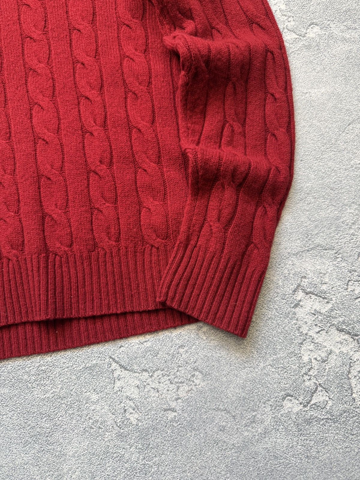 Polo Ralph Lauren Polo Ralph Lauren Sweater Men's Cable Knit Y2K Size US S / EU 44-46 / 1 - 3 Thumbnail