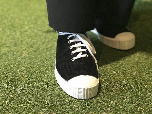 CdG SHIRT x Spalwart pecial Corduroy Sneaker- Black / White