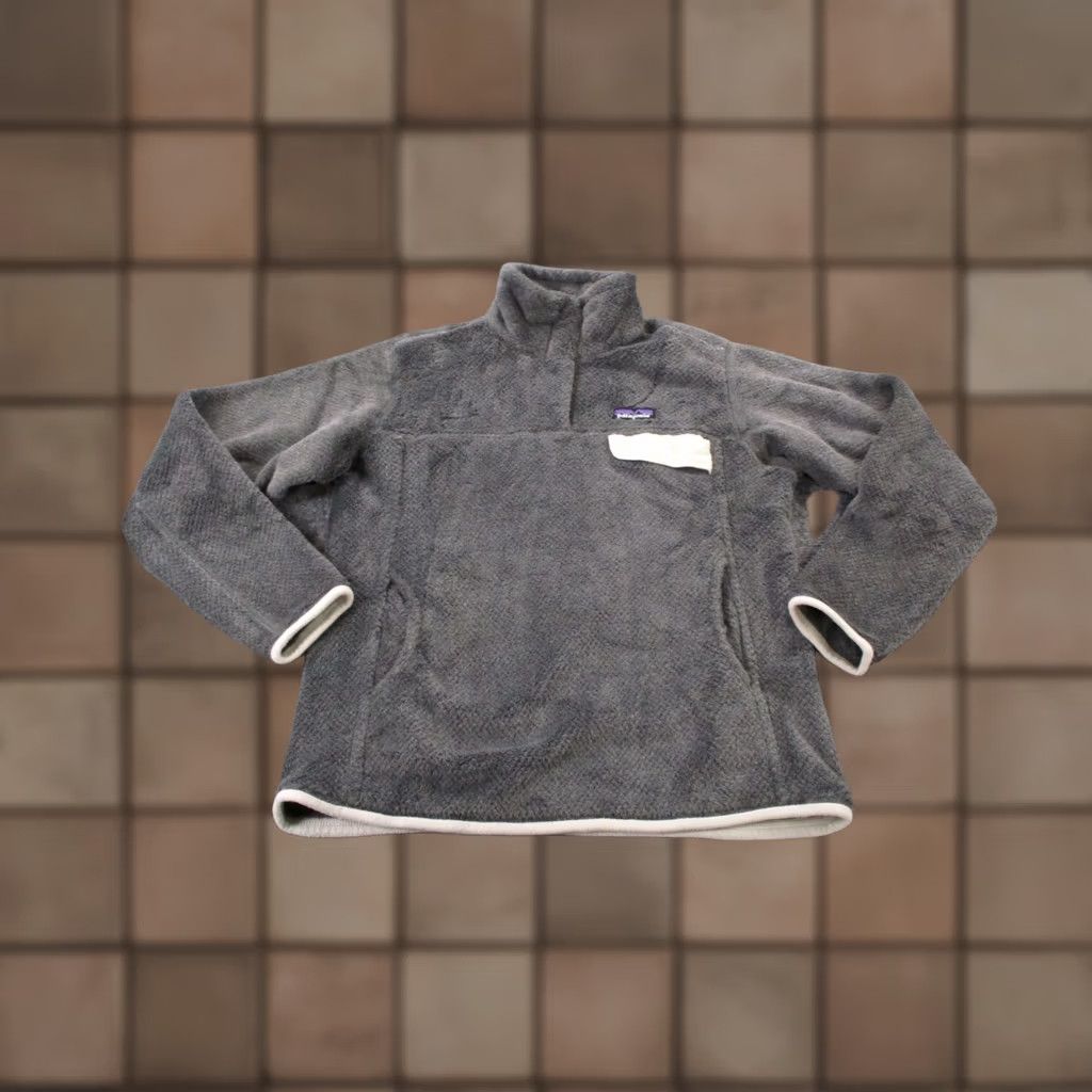 Patagonia Patagonia Jacket Womens M Gray Snap Fleece Outdoor Casual Windproof Pockets Size M / US 6-8 / IT 42-44 - 1 Thumbnail